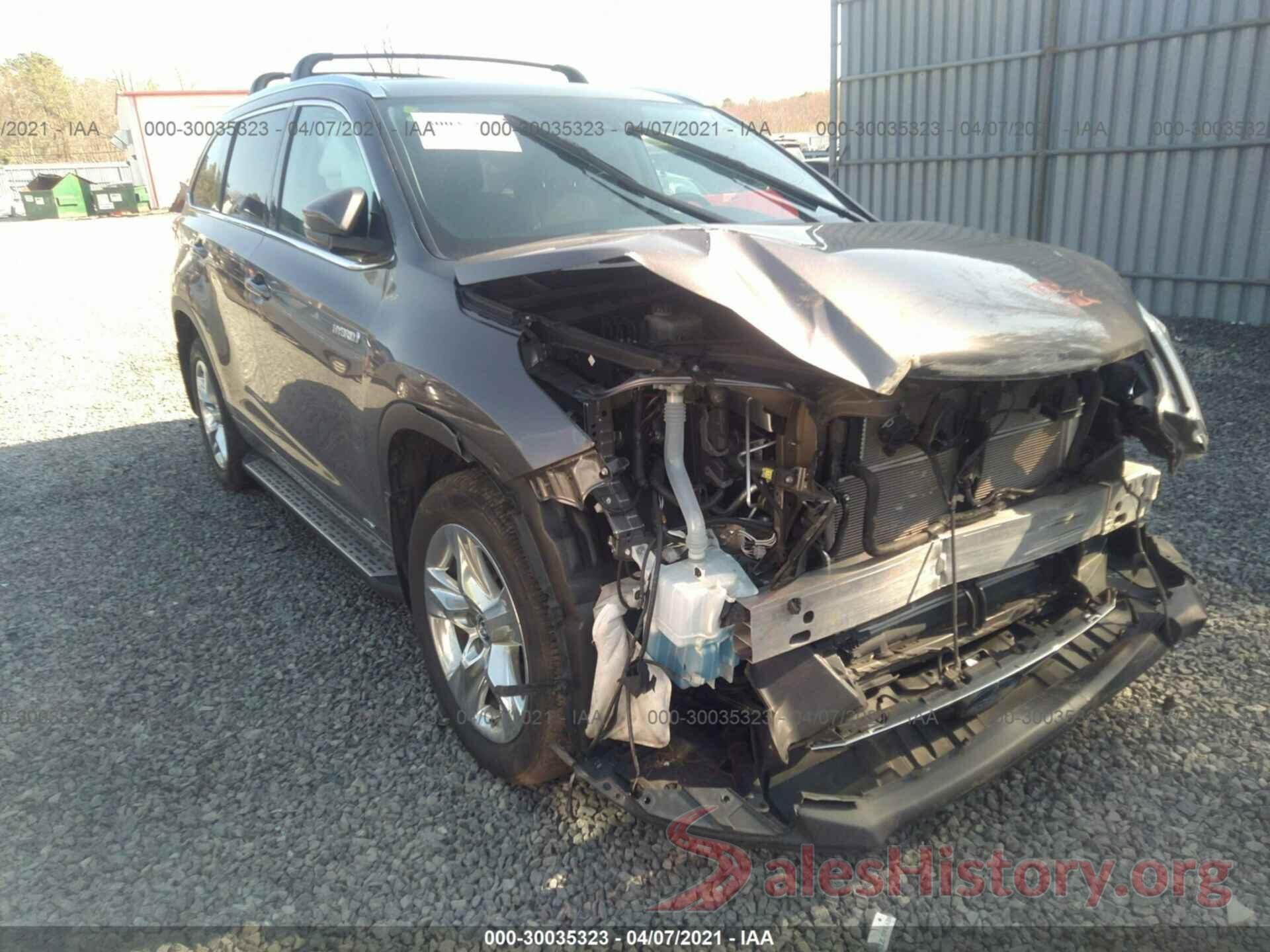 5TDDGRFH6JS042833 2018 TOYOTA HIGHLANDER