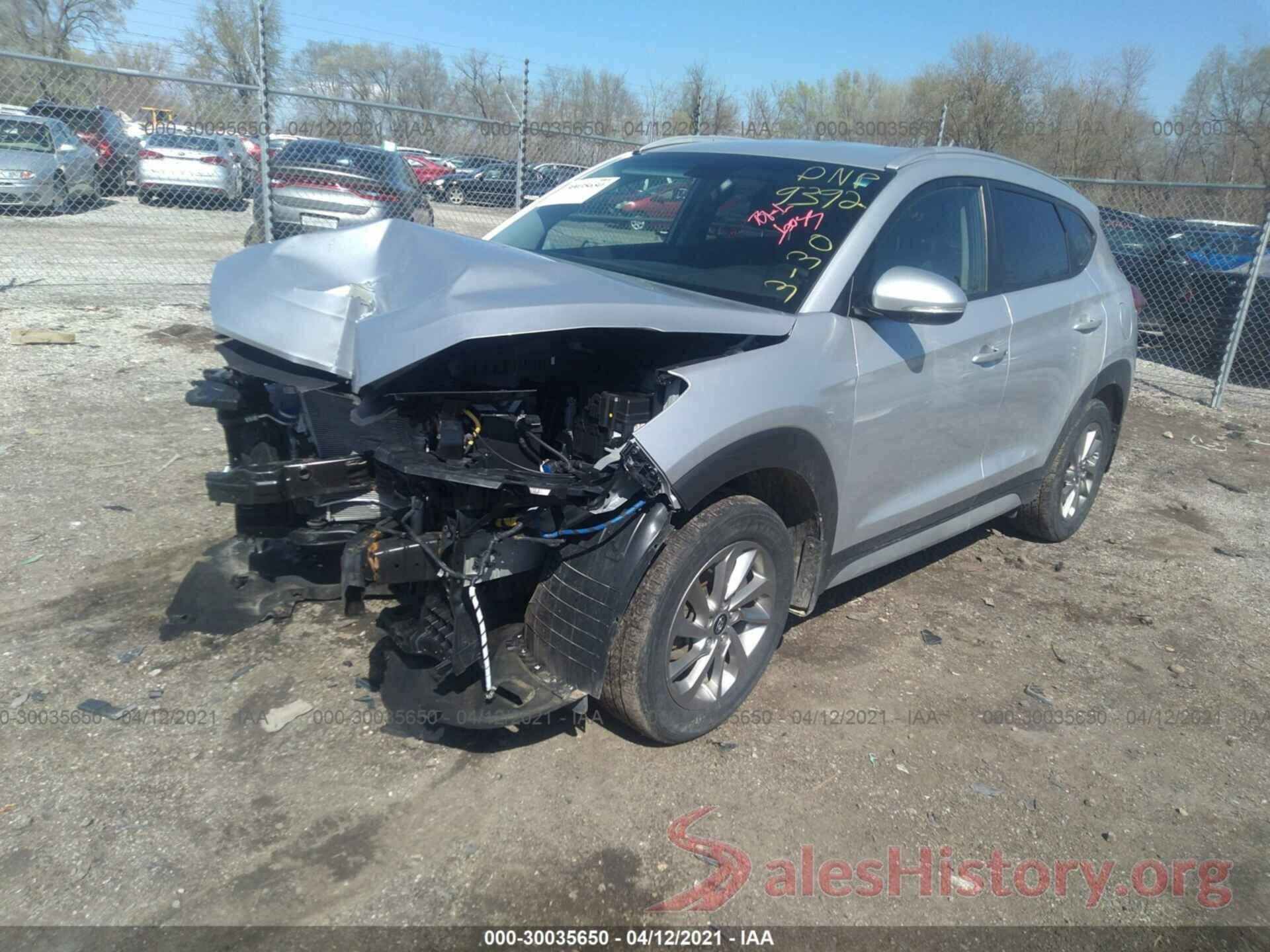 KM8J33A41HU419392 2017 HYUNDAI TUCSON