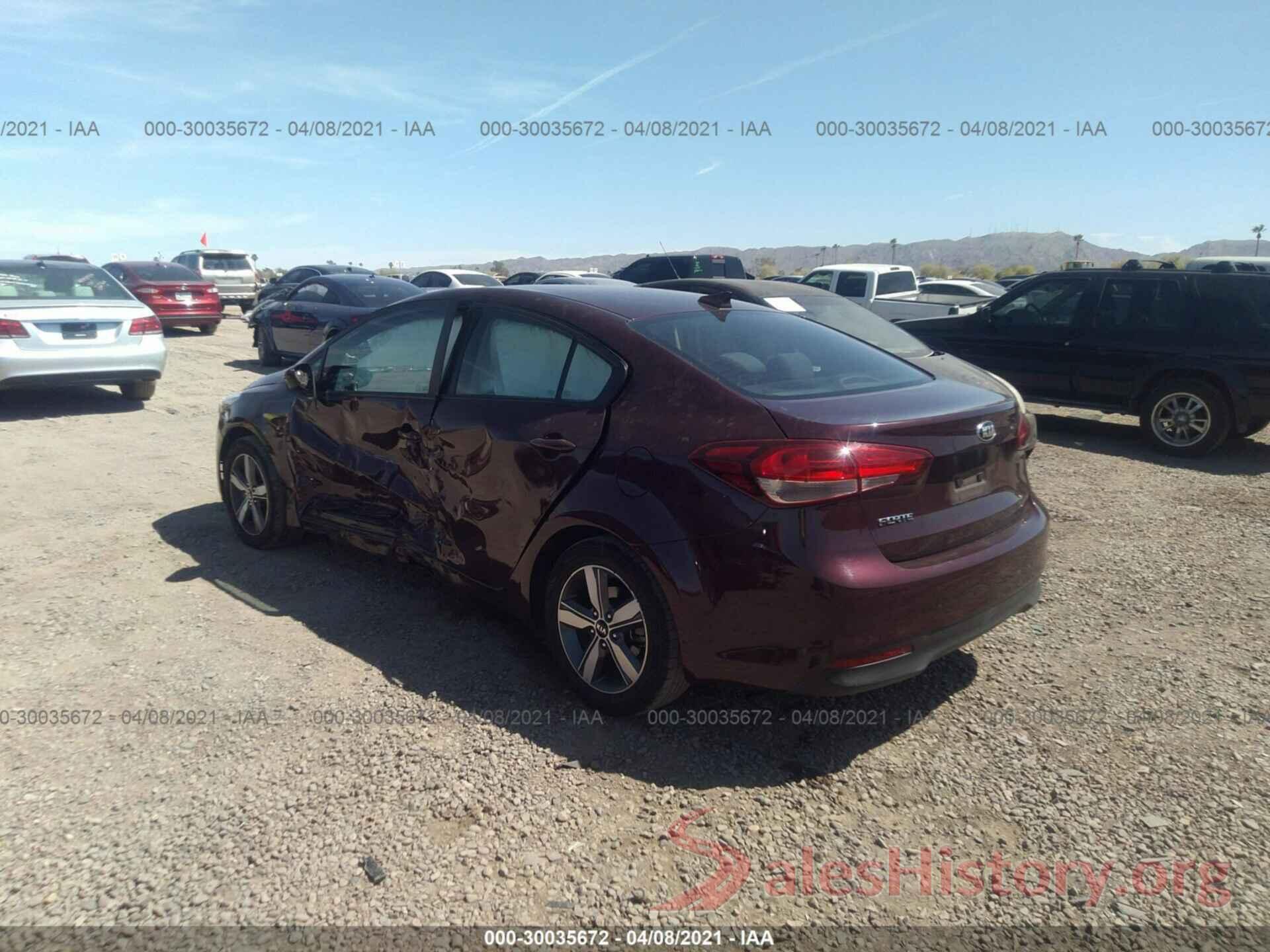 3KPFL4A78JE166800 2018 KIA FORTE