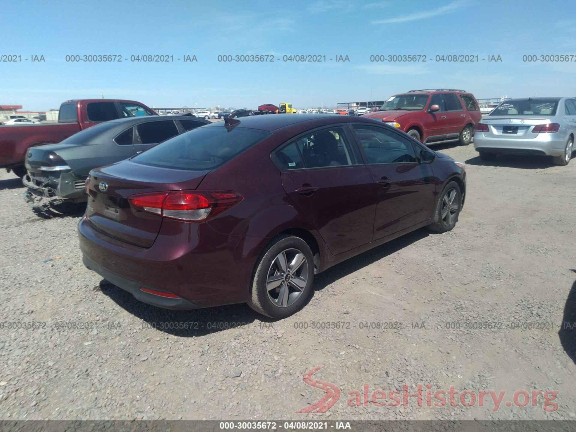 3KPFL4A78JE166800 2018 KIA FORTE