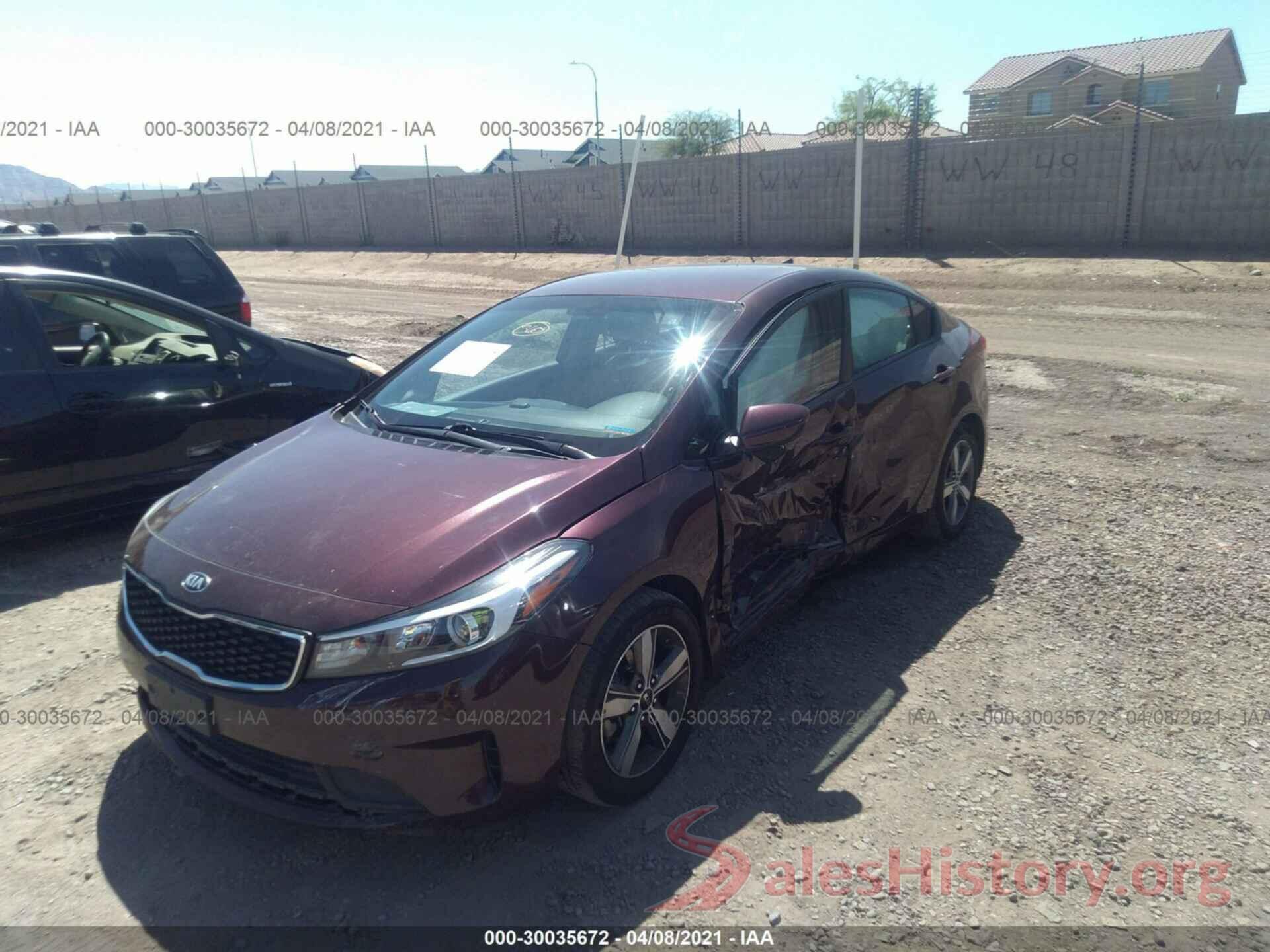 3KPFL4A78JE166800 2018 KIA FORTE