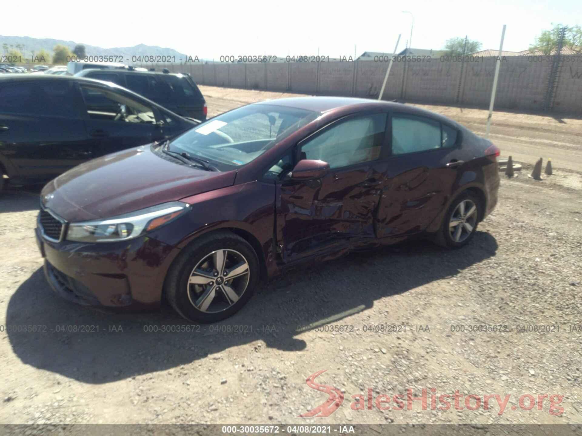 3KPFL4A78JE166800 2018 KIA FORTE