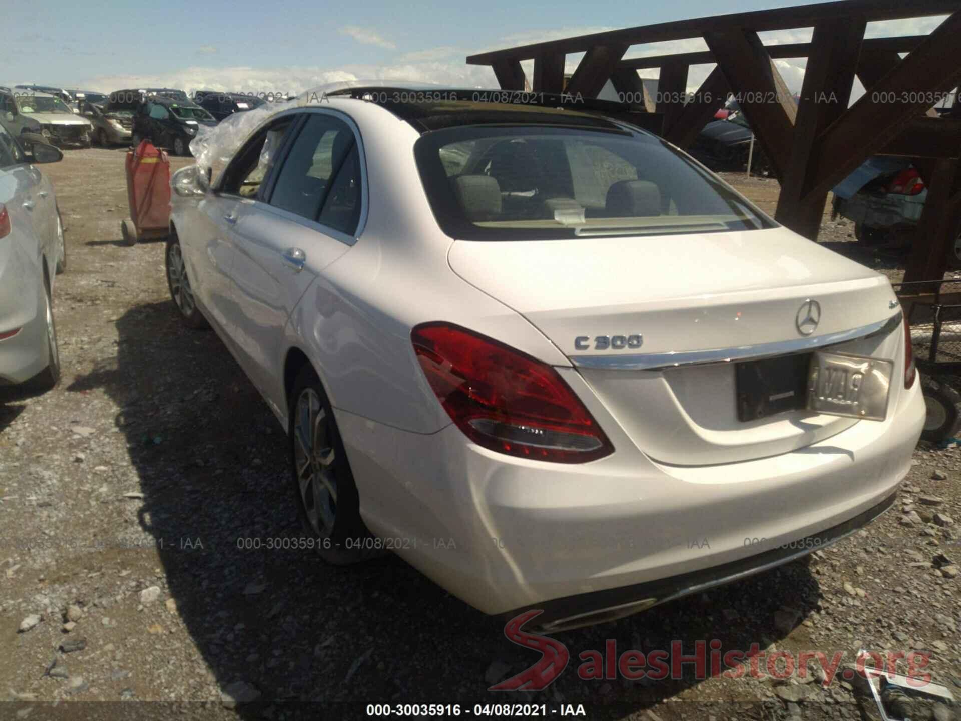 55SWF4KB7HU218558 2017 MERCEDES-BENZ C-CLASS