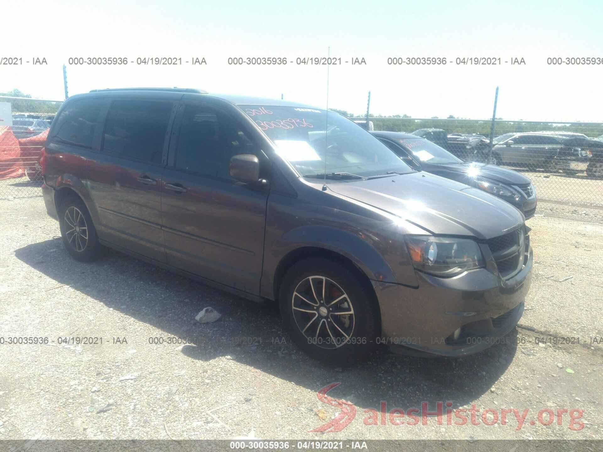 2C4RDGEG2GR319121 2016 DODGE GRAND CARAVAN