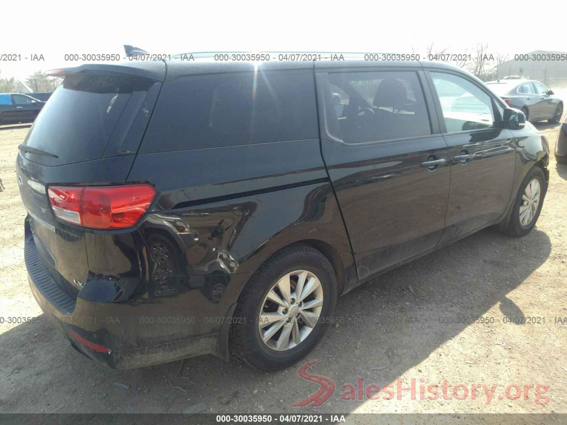 KNDMB5C13G6182314 2016 KIA SEDONA