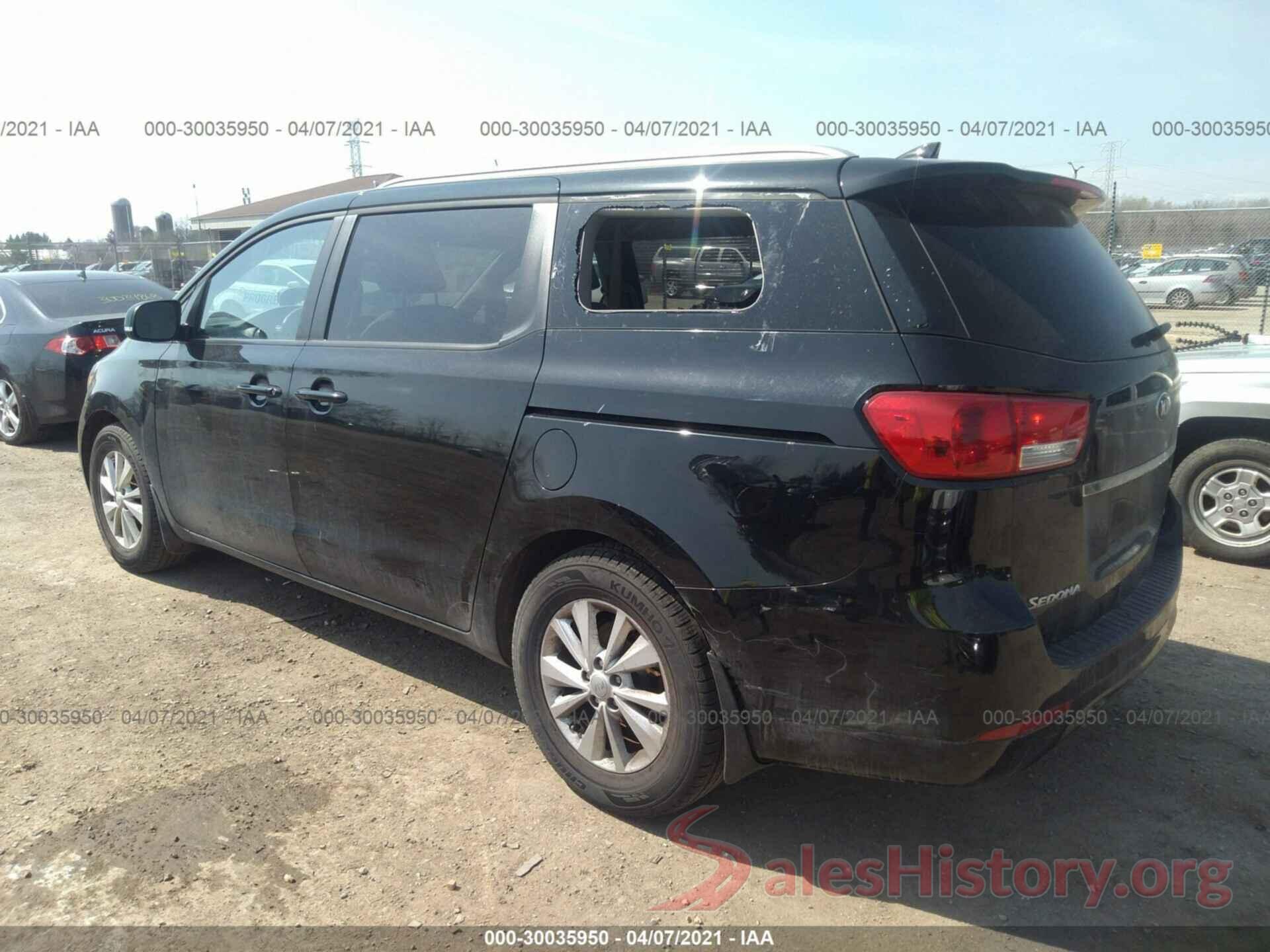 KNDMB5C13G6182314 2016 KIA SEDONA