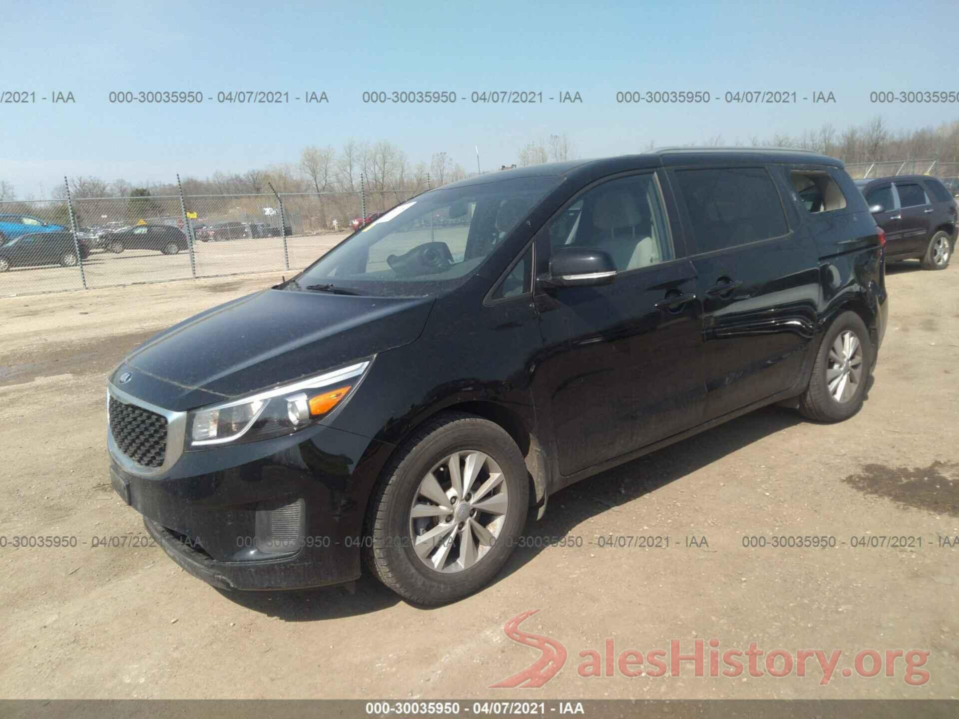 KNDMB5C13G6182314 2016 KIA SEDONA