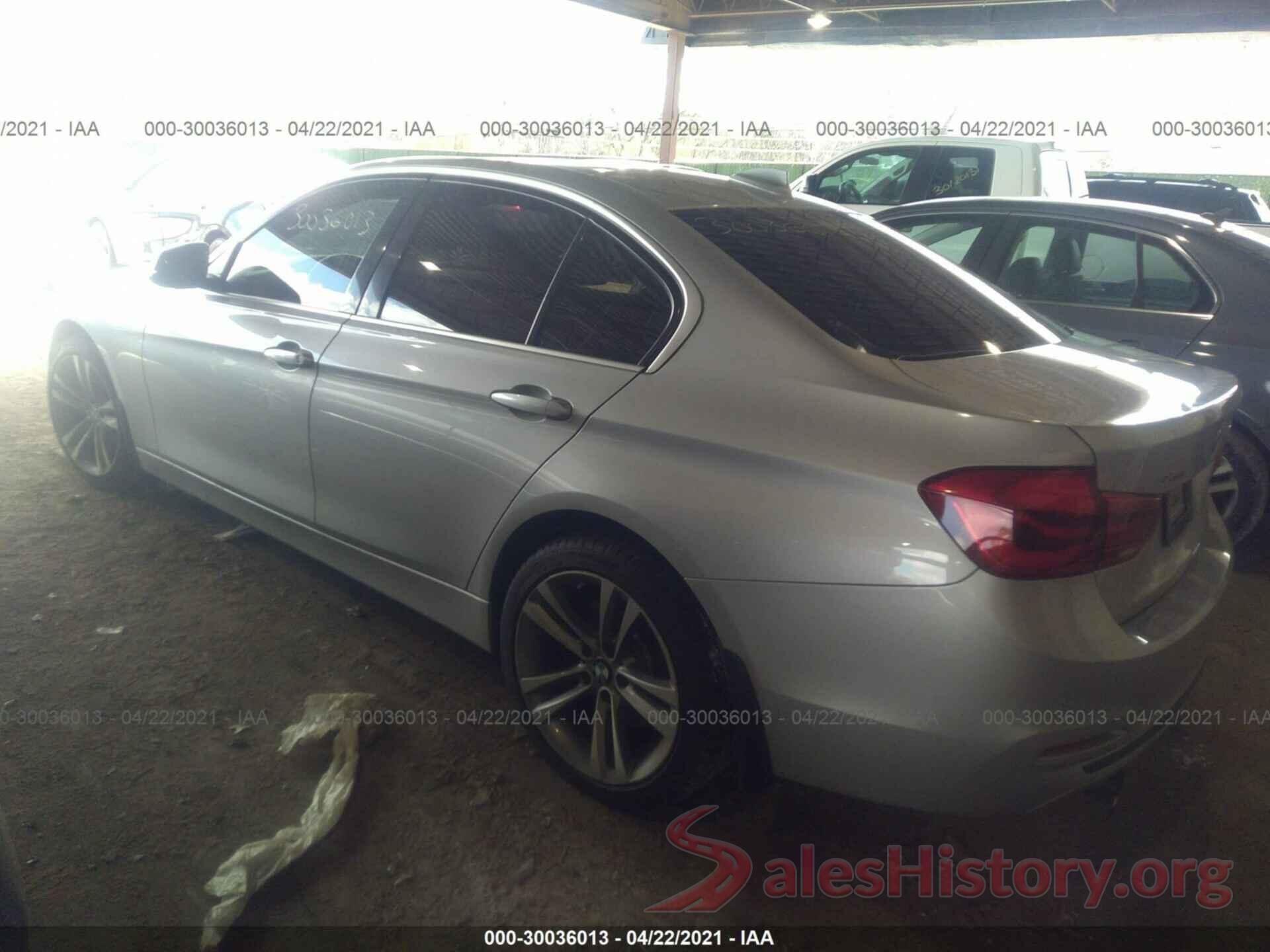 WBA8B7G5XHNU37250 2017 BMW 3 SERIES