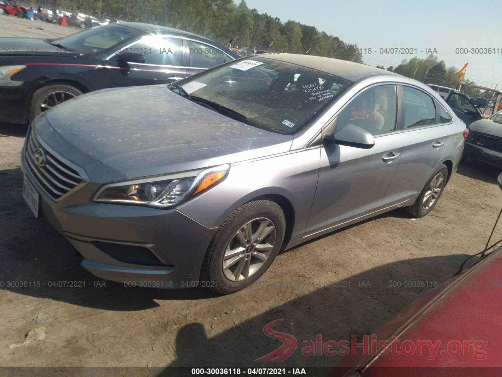 5NPE24AF6GH340034 2016 HYUNDAI SONATA