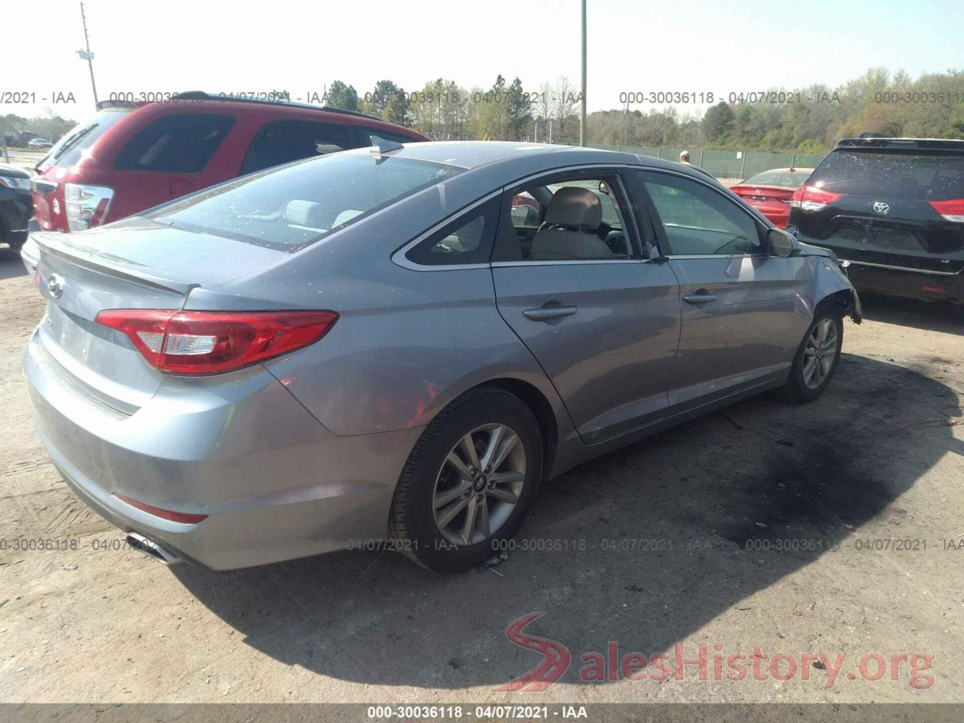 5NPE24AF6GH340034 2016 HYUNDAI SONATA