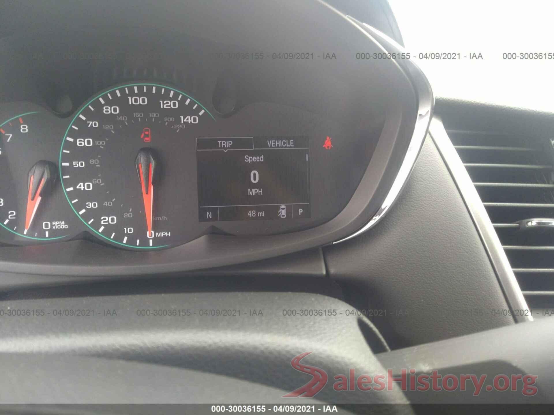 KL7CJKSB9MB305038 2021 CHEVROLET TRAX