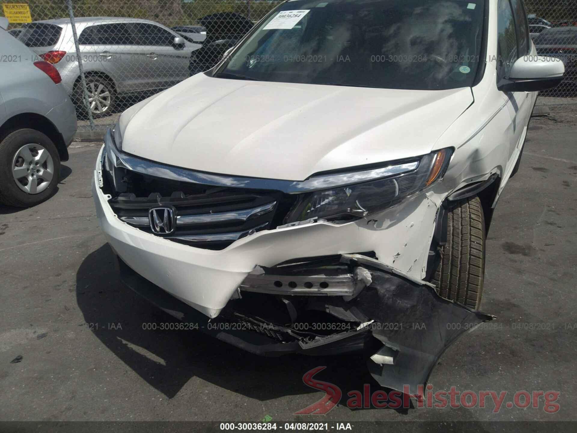 5FNYF5H58GB051305 2016 HONDA PILOT