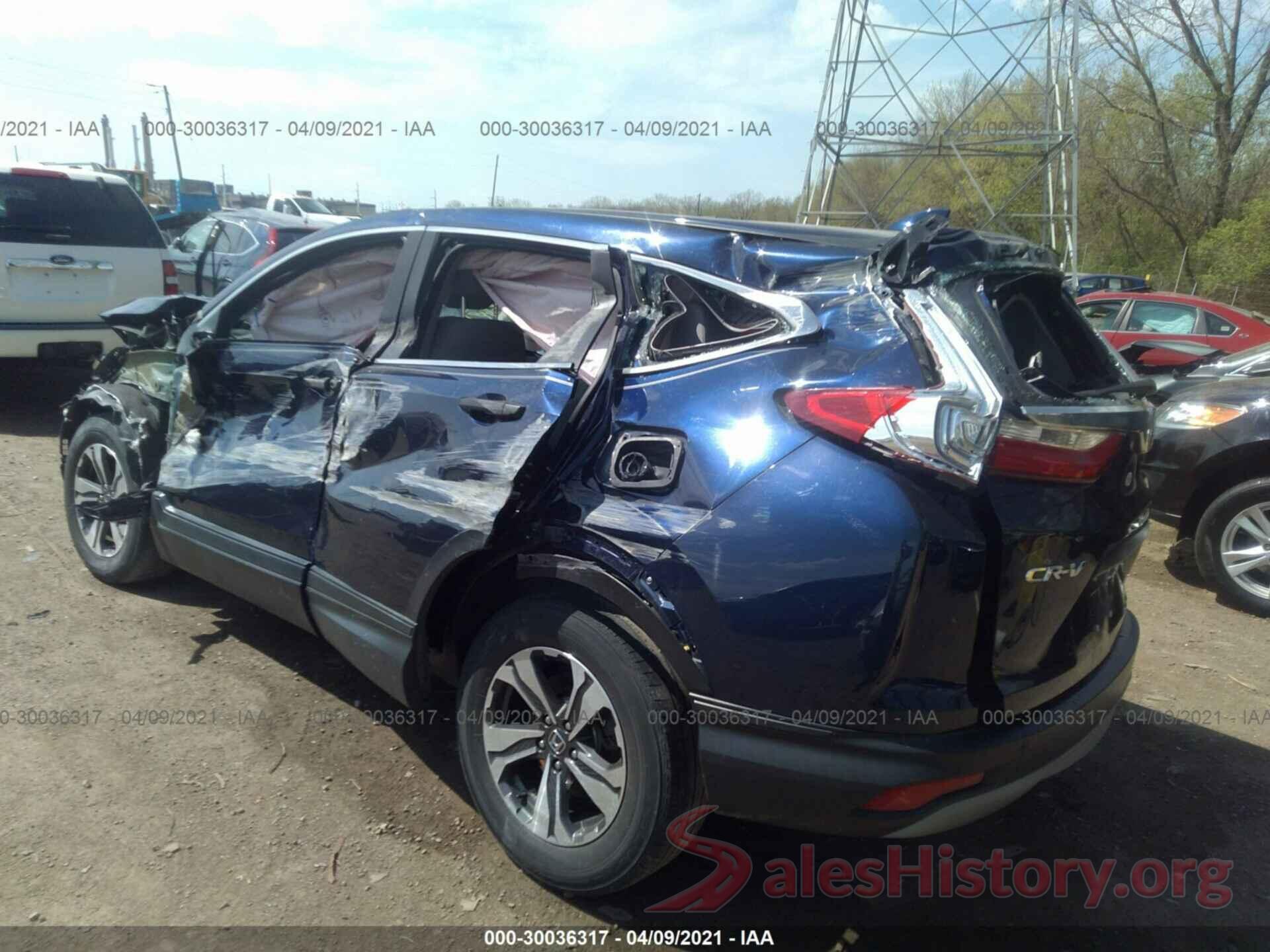 2HKRW6H3XHH217836 2017 HONDA CR-V