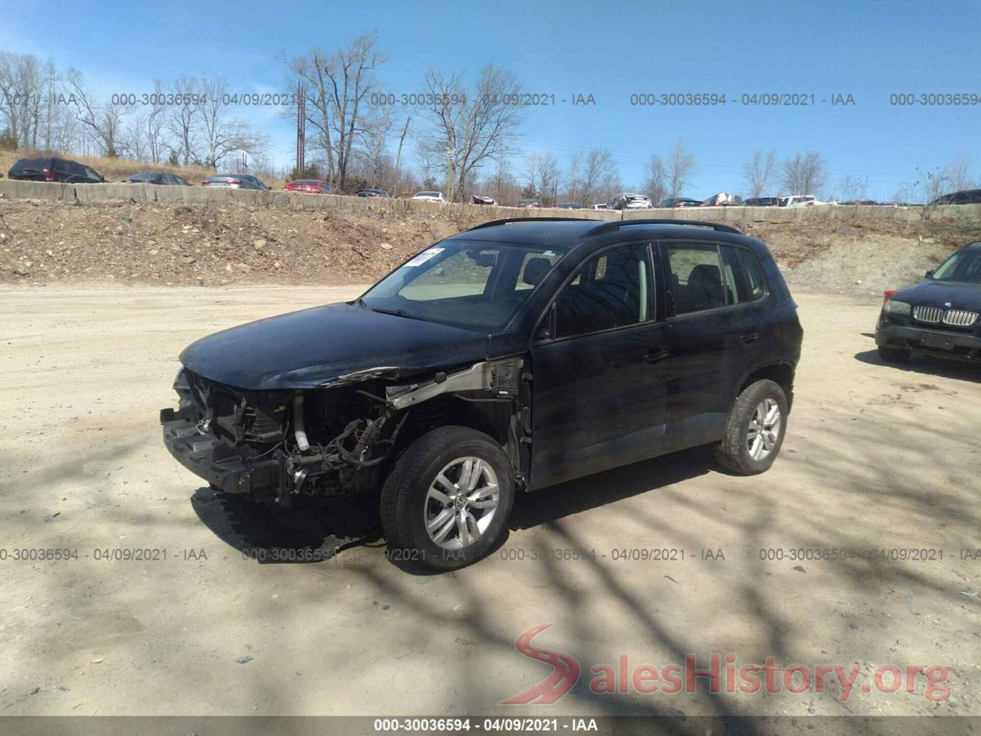 WVGBV7AX3HW510832 2017 VOLKSWAGEN TIGUAN