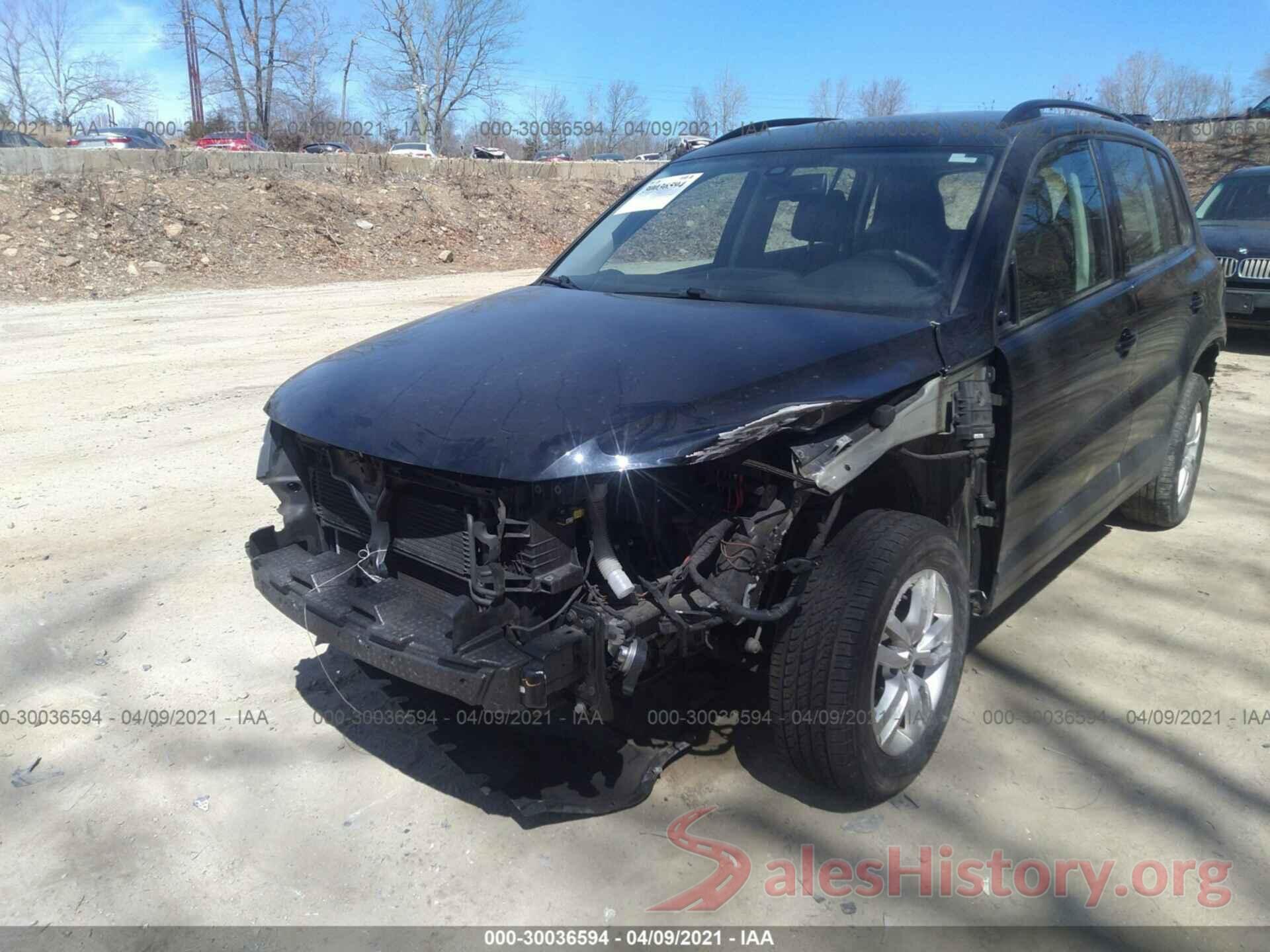 WVGBV7AX3HW510832 2017 VOLKSWAGEN TIGUAN