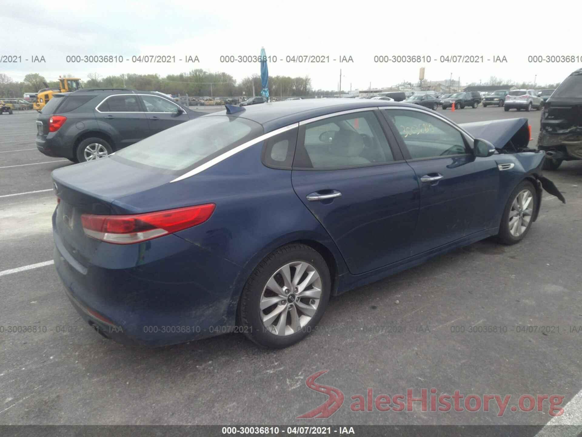 5XXGT4L36GG082957 2016 KIA OPTIMA