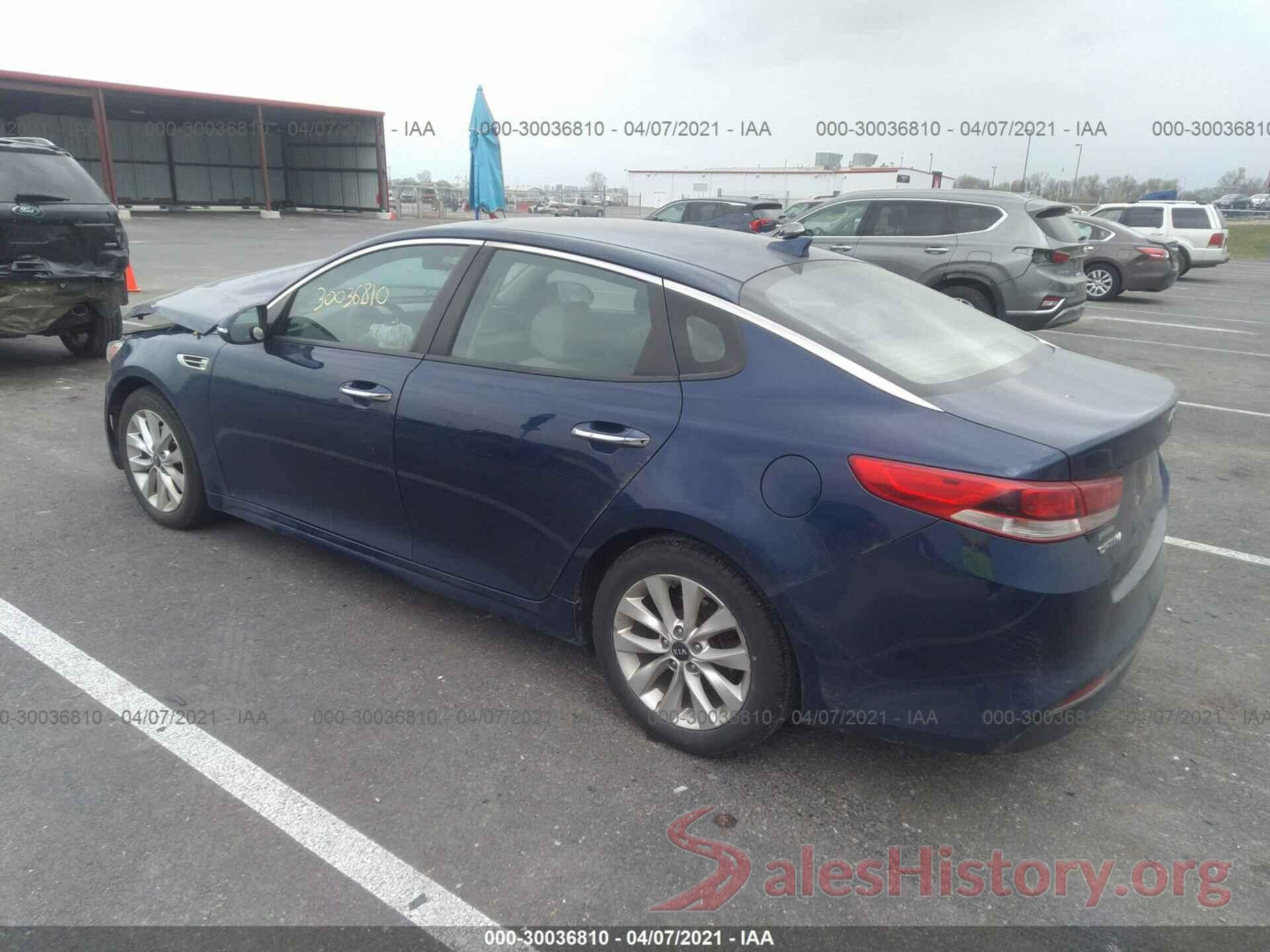 5XXGT4L36GG082957 2016 KIA OPTIMA