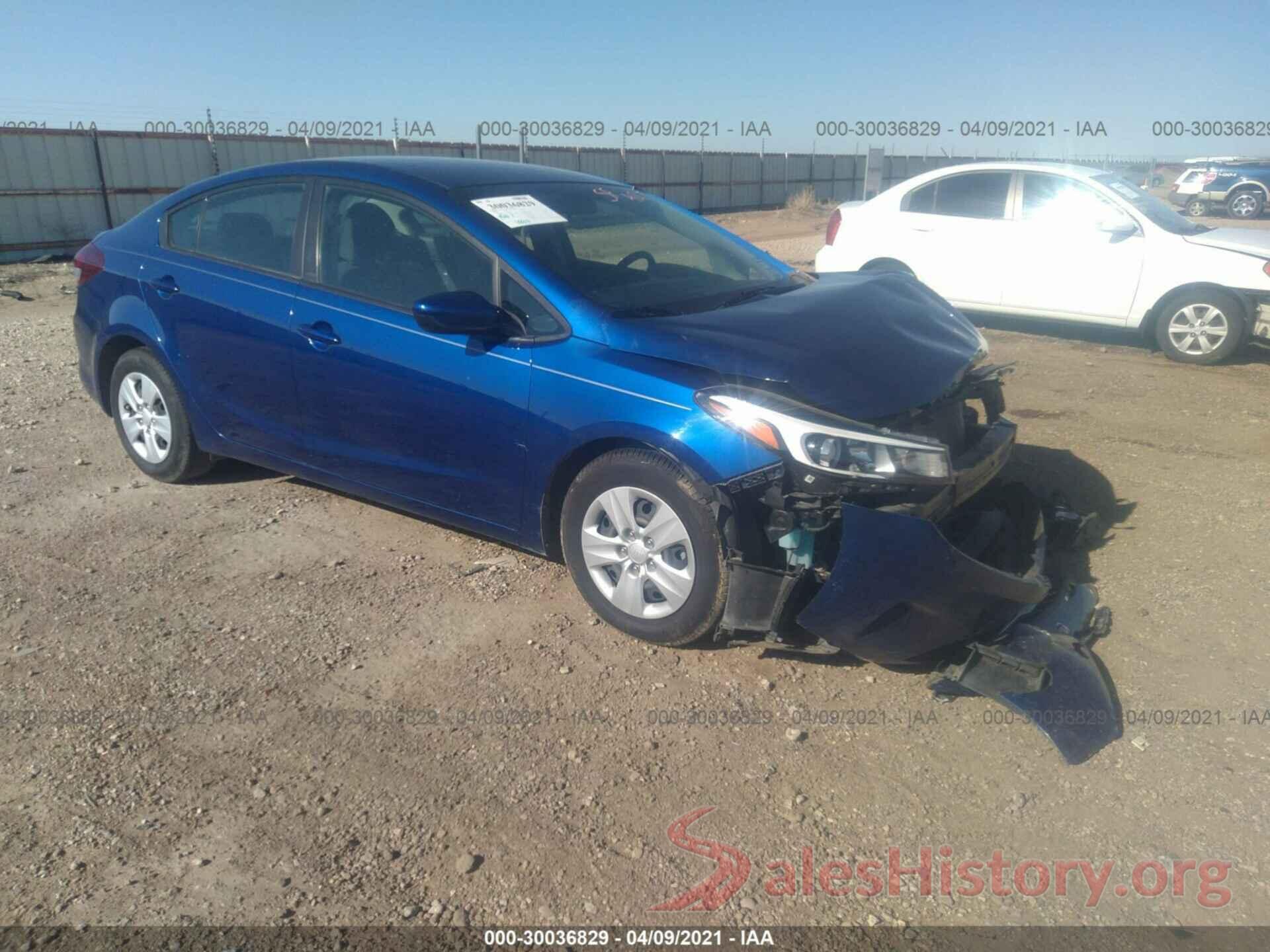 3KPFL4A71HE044399 2017 KIA FORTE