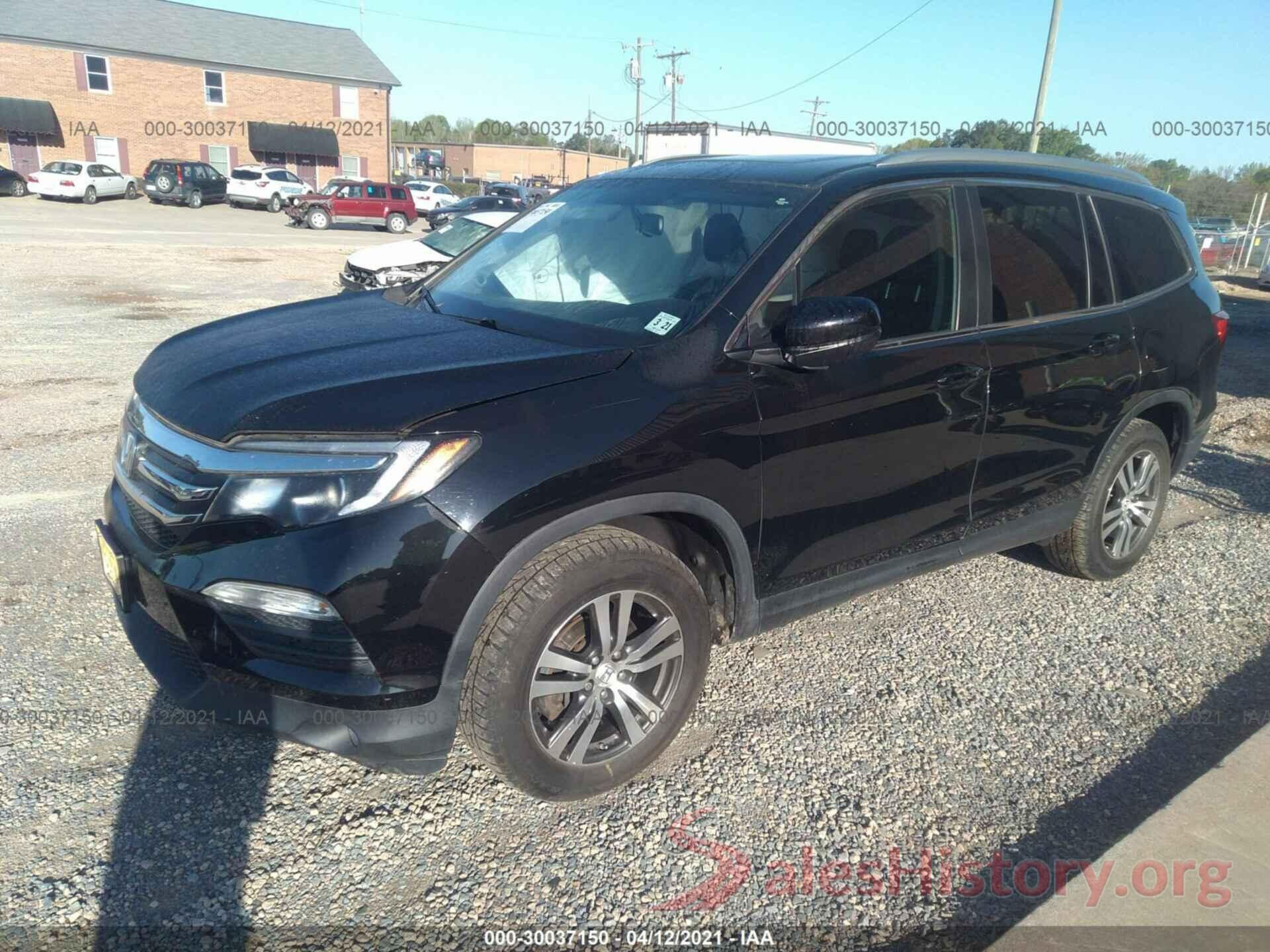 5FNYF6H52GB068607 2016 HONDA PILOT