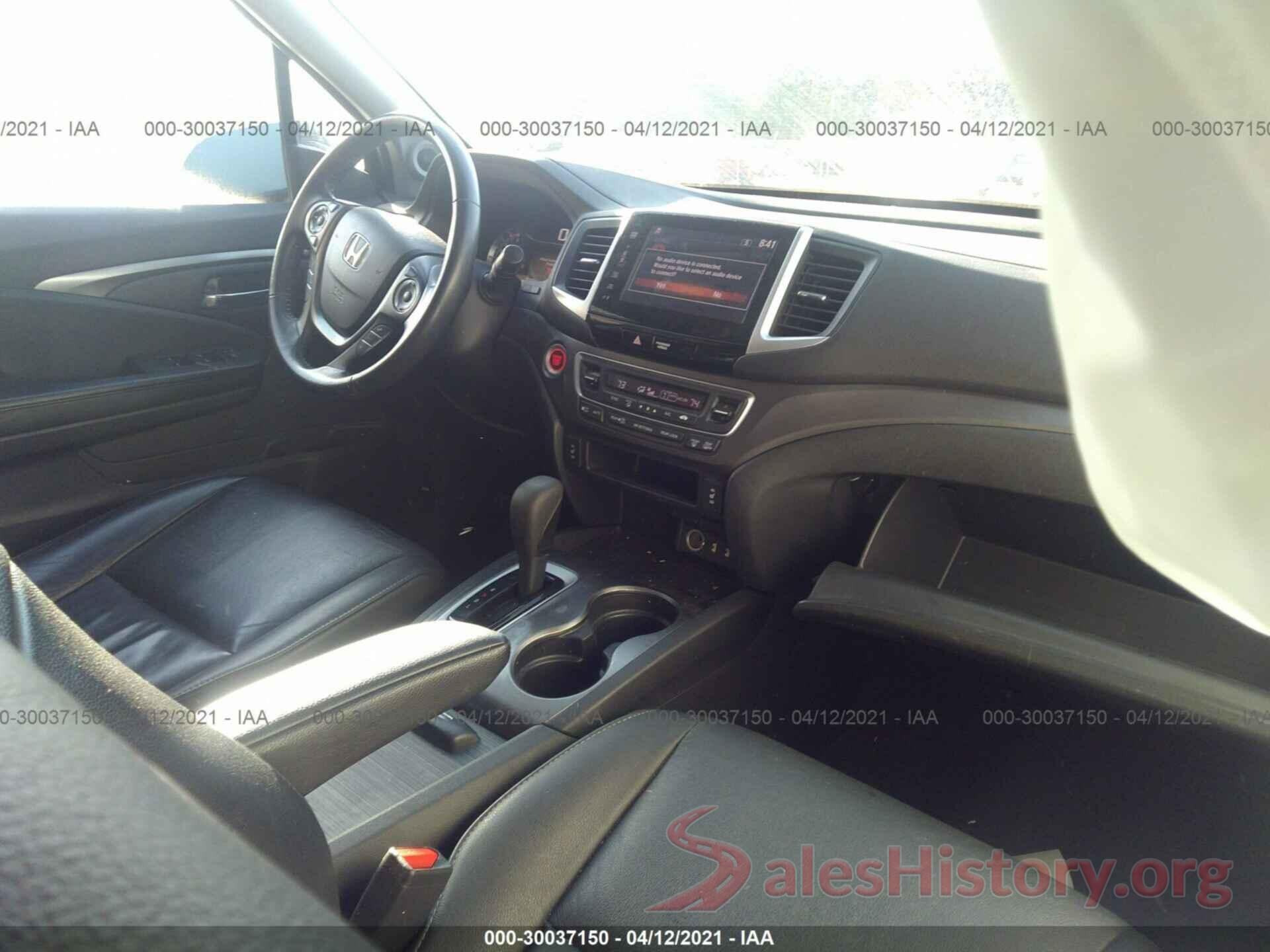 5FNYF6H52GB068607 2016 HONDA PILOT