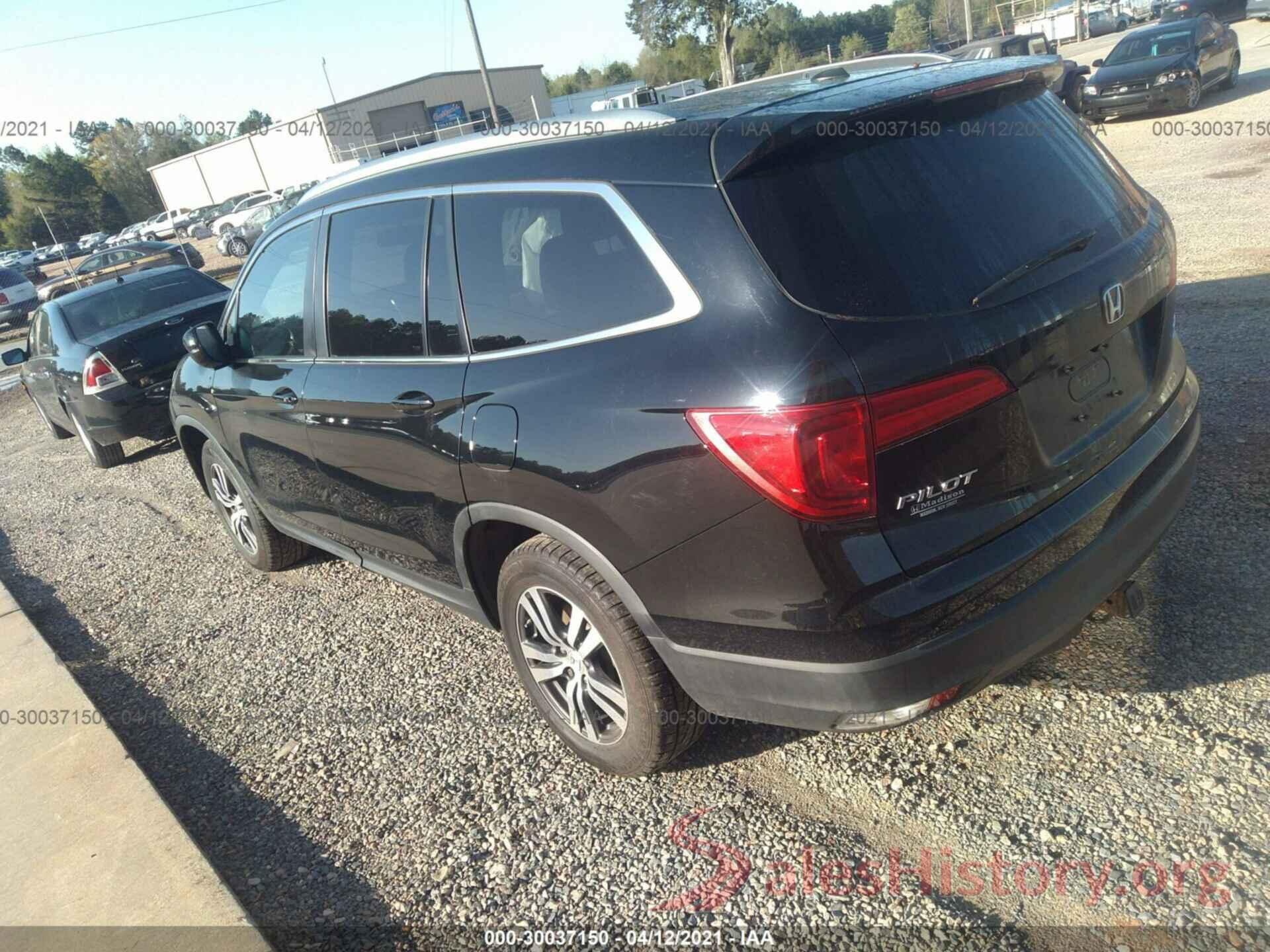 5FNYF6H52GB068607 2016 HONDA PILOT