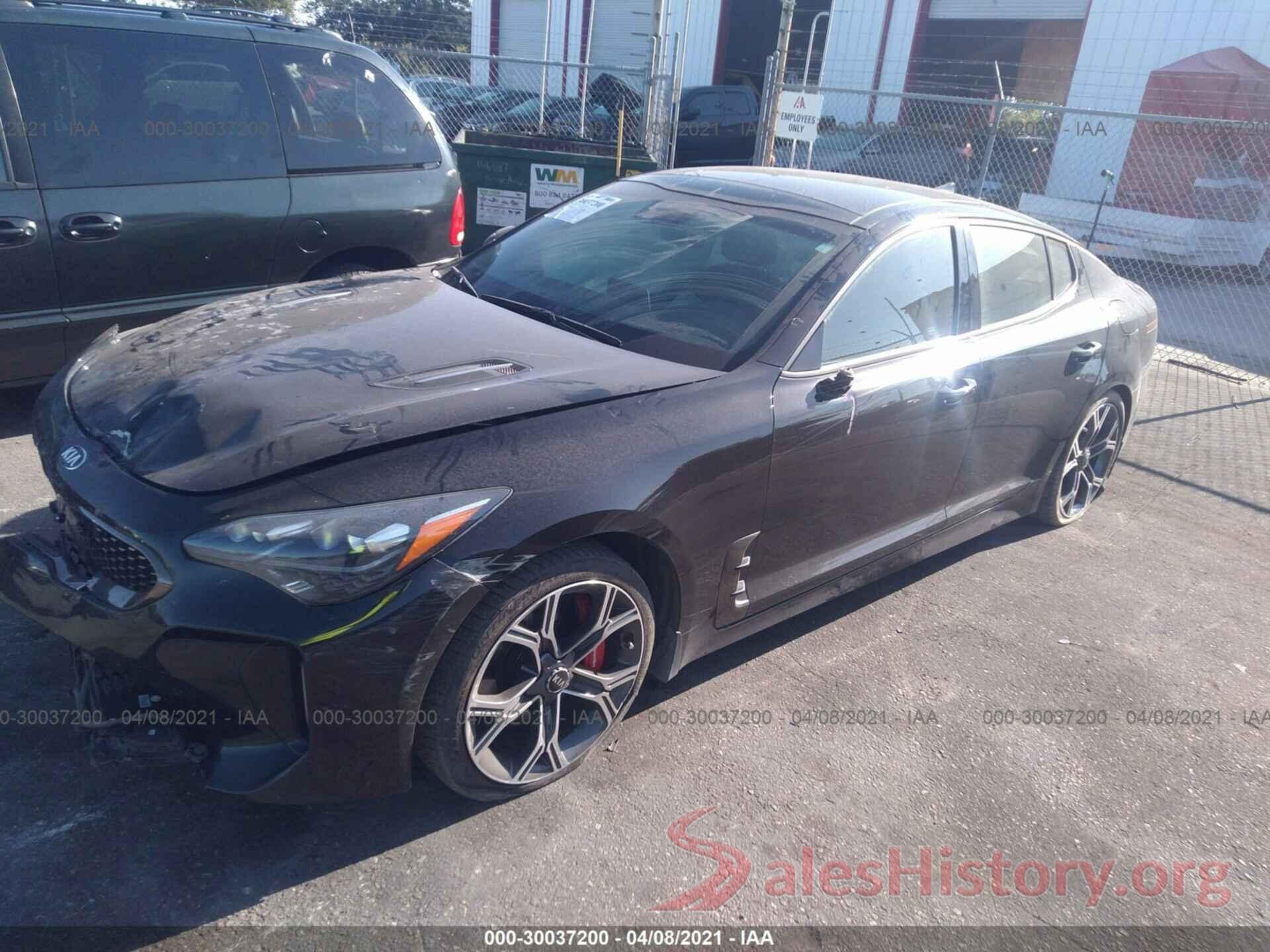 KNAE45LC8J6012826 2018 KIA STINGER