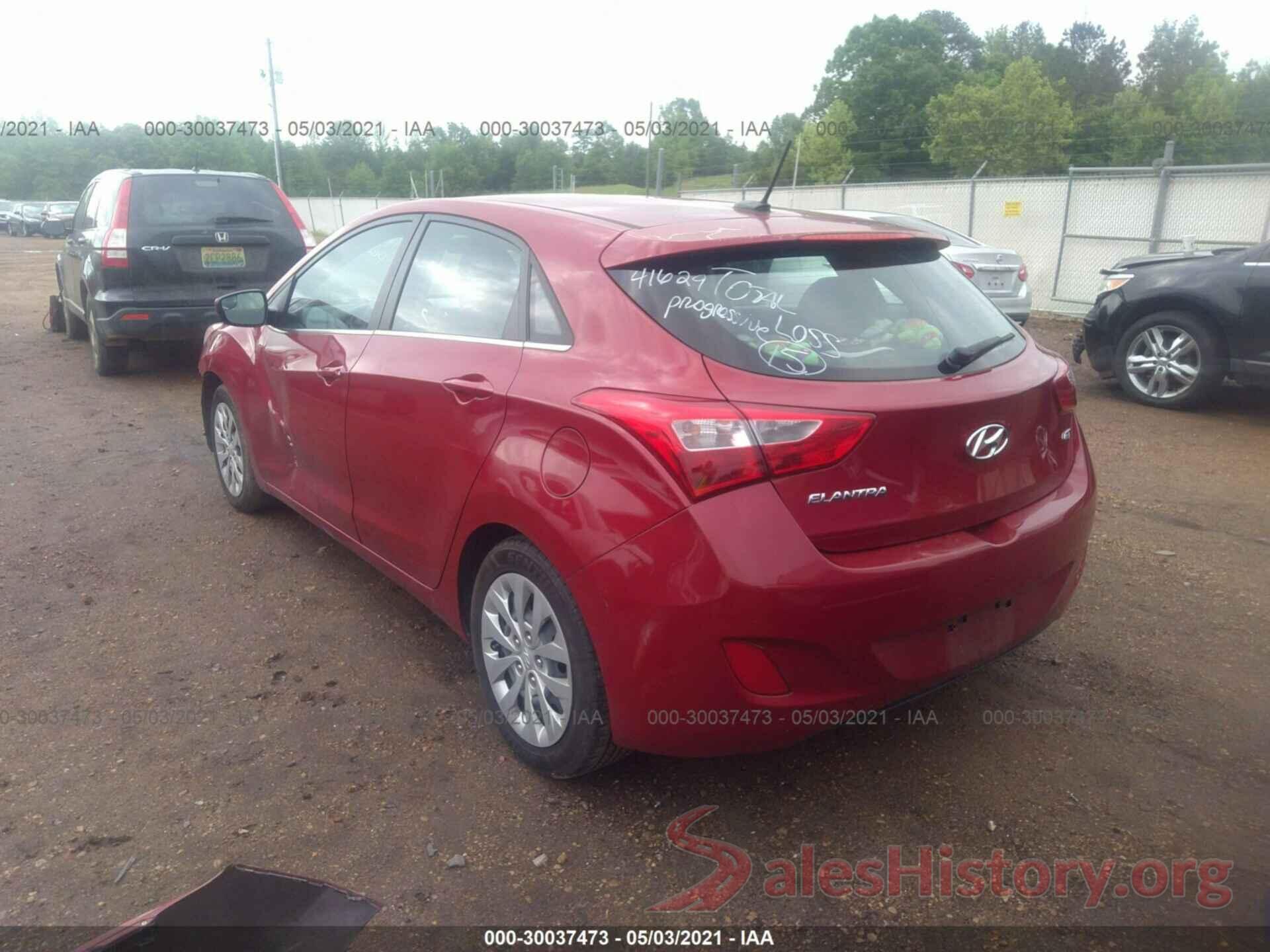 KMHD35LH8GU323038 2016 HYUNDAI ELANTRA GT