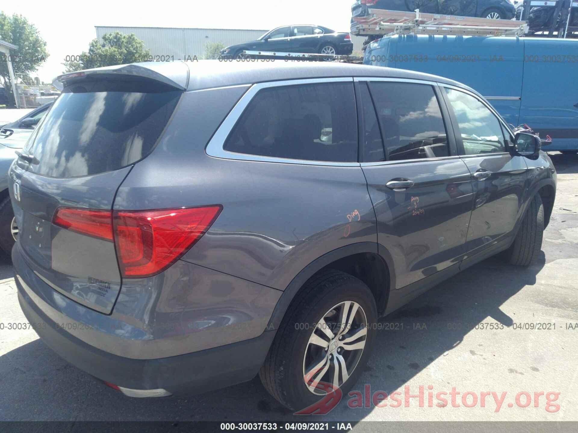 5FNYF5H71GB020673 2016 HONDA PILOT