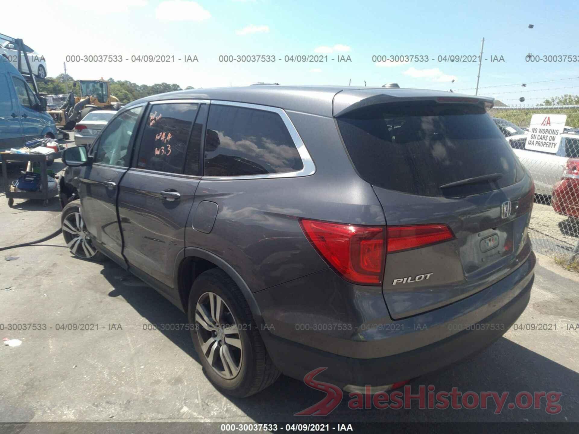 5FNYF5H71GB020673 2016 HONDA PILOT