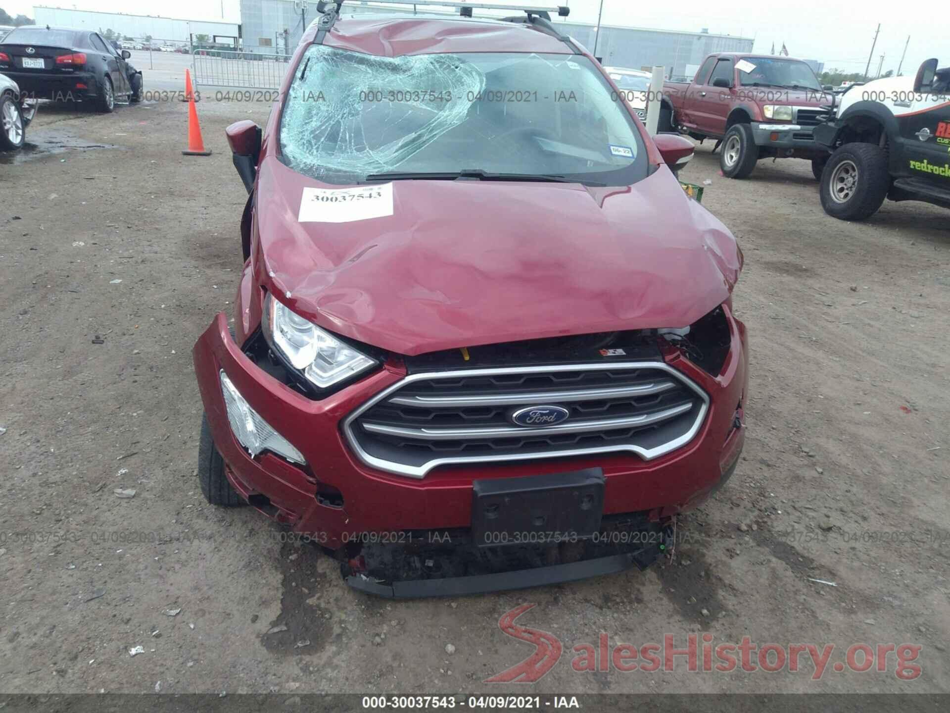 MAJ3S2GE7KC291561 2019 FORD ECOSPORT