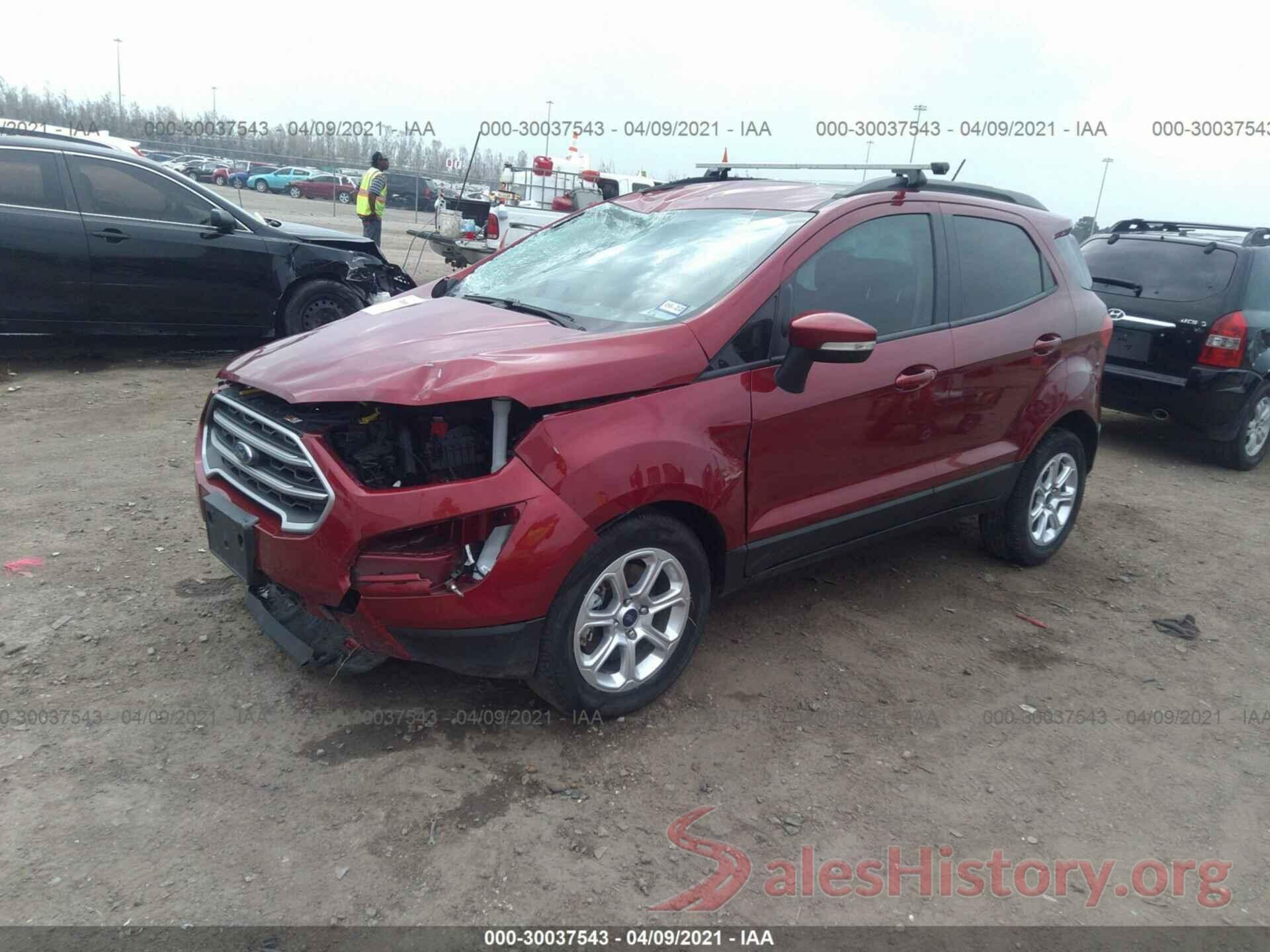 MAJ3S2GE7KC291561 2019 FORD ECOSPORT