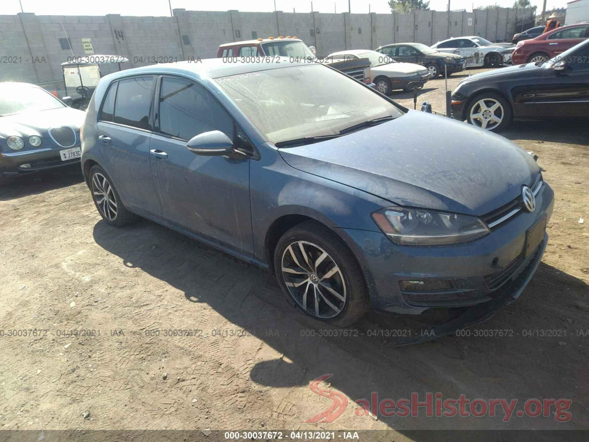 3VW217AU9GM024964 2016 VOLKSWAGEN GOLF