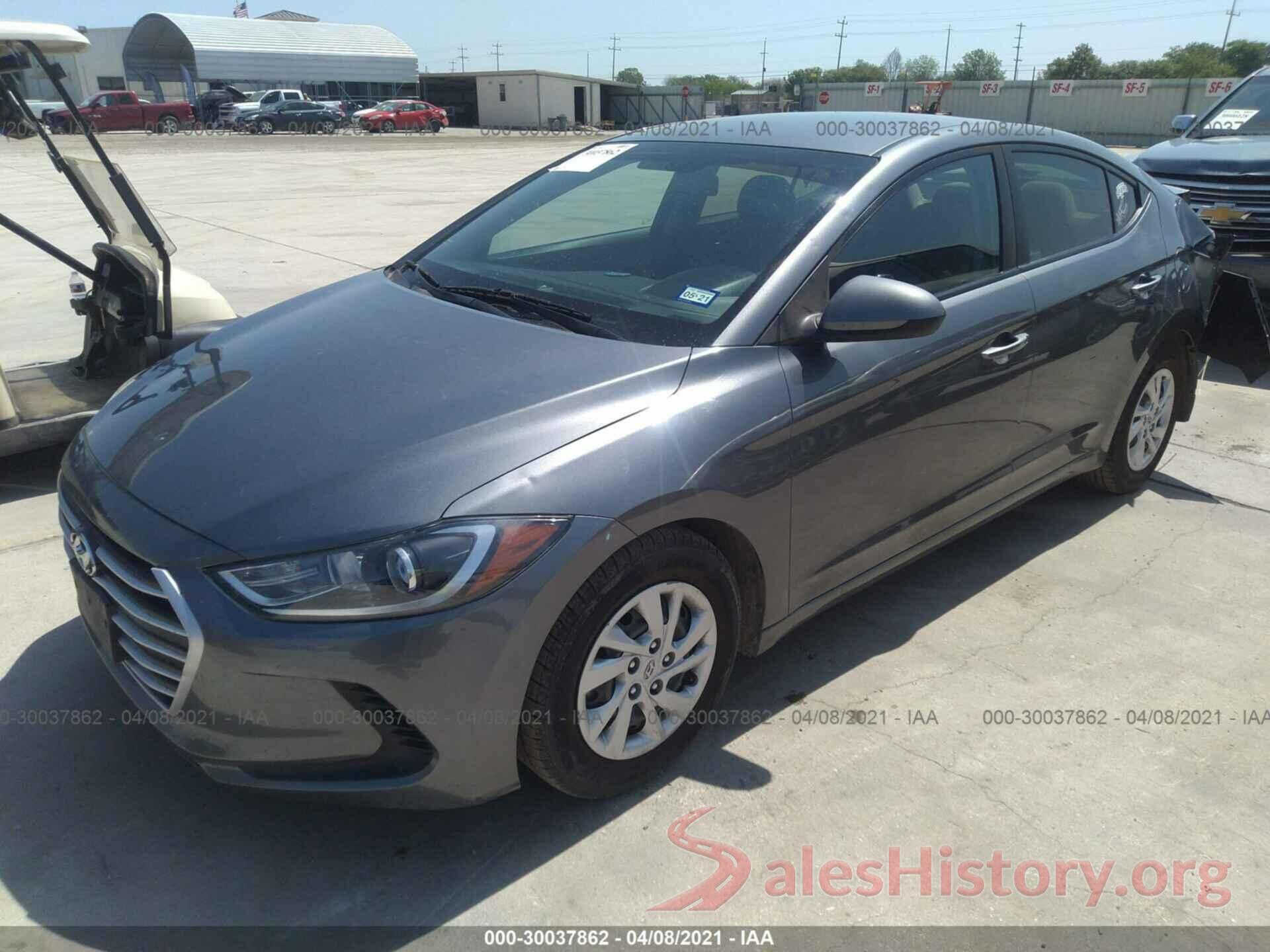 5NPD74LF2JH352201 2018 HYUNDAI ELANTRA