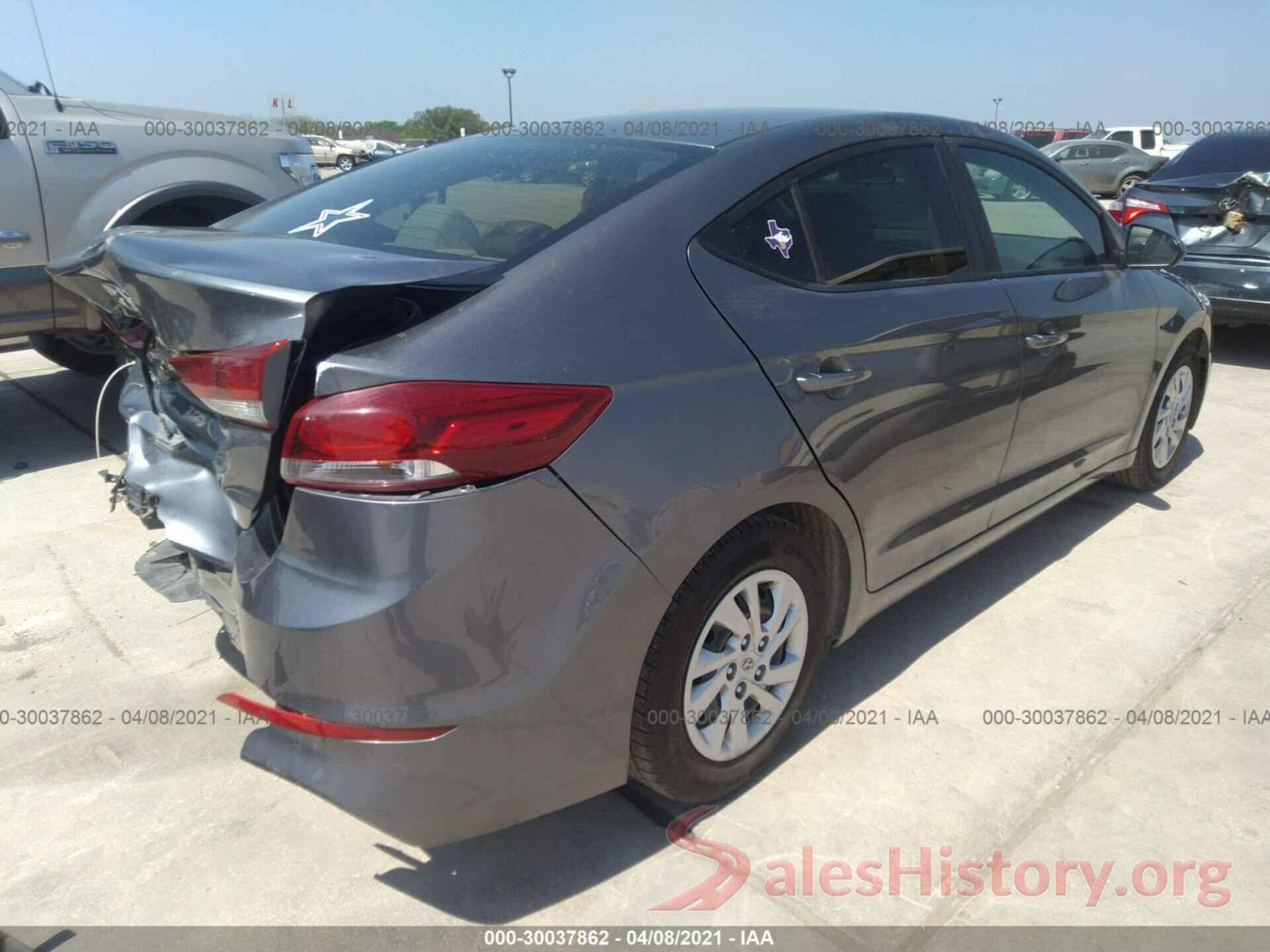 5NPD74LF2JH352201 2018 HYUNDAI ELANTRA