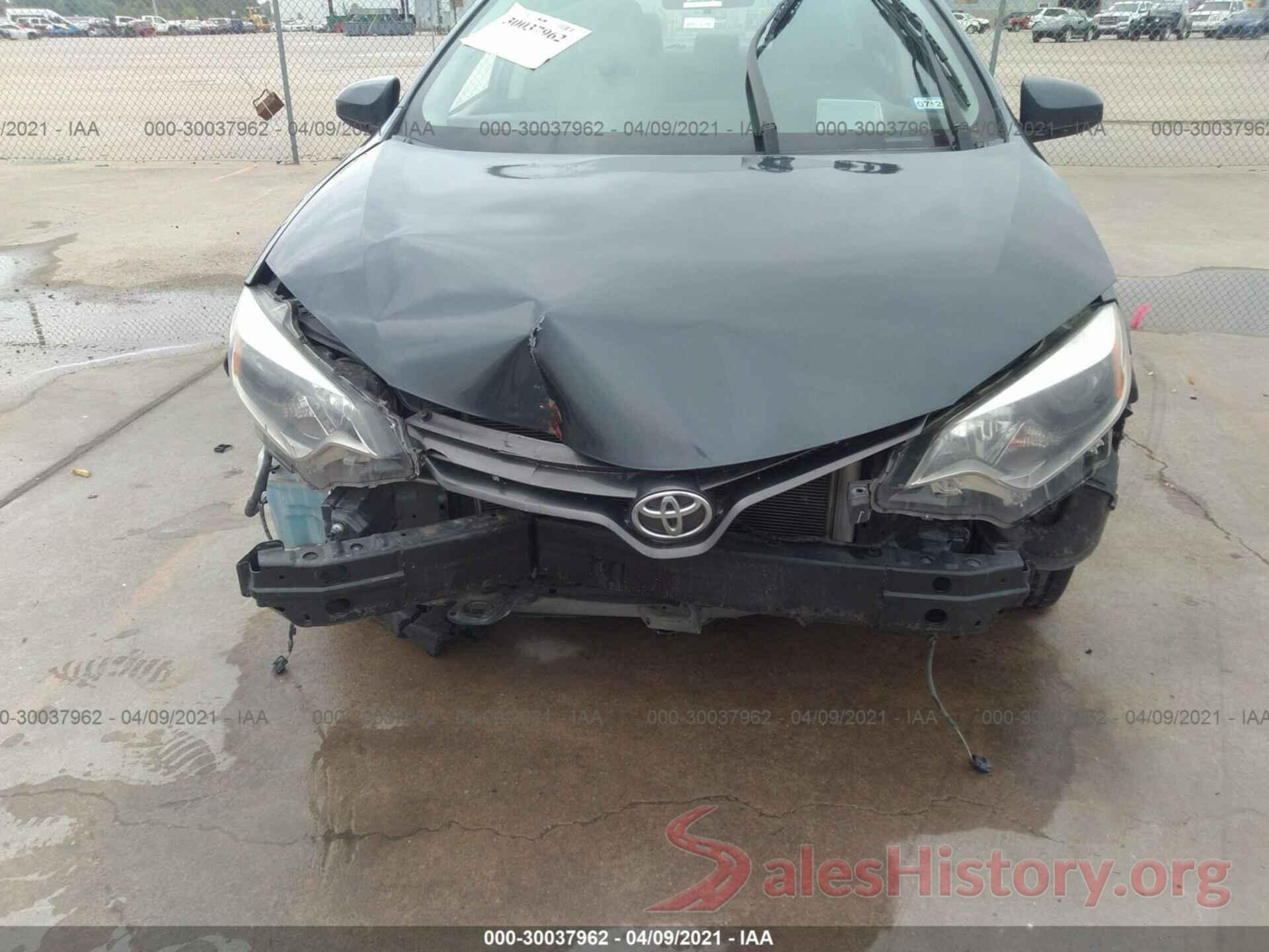 2T1BPRHE3GC653317 2016 TOYOTA COROLLA