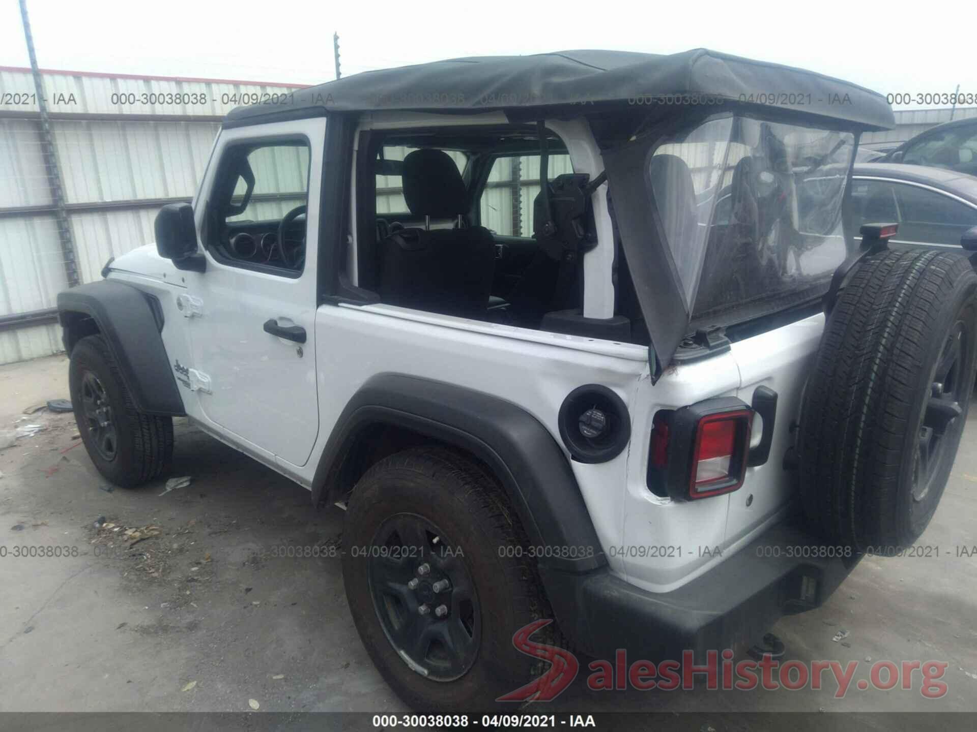 1C4GJXAN3MW571466 2021 JEEP WRANGLER