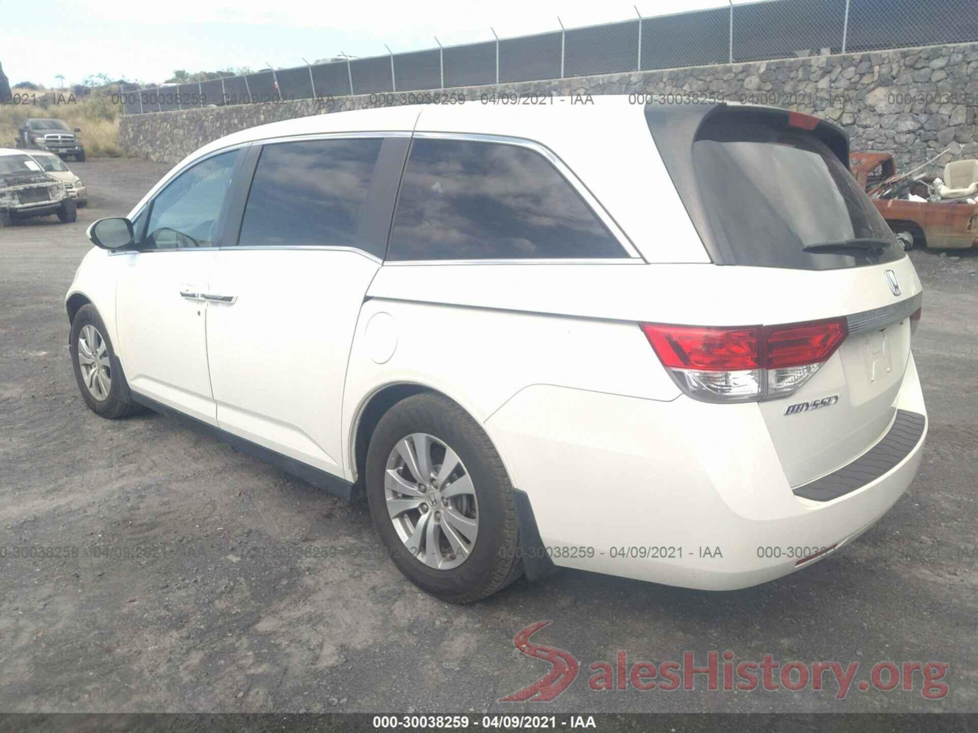 5FNRL5H60GB068038 2016 HONDA ODYSSEY