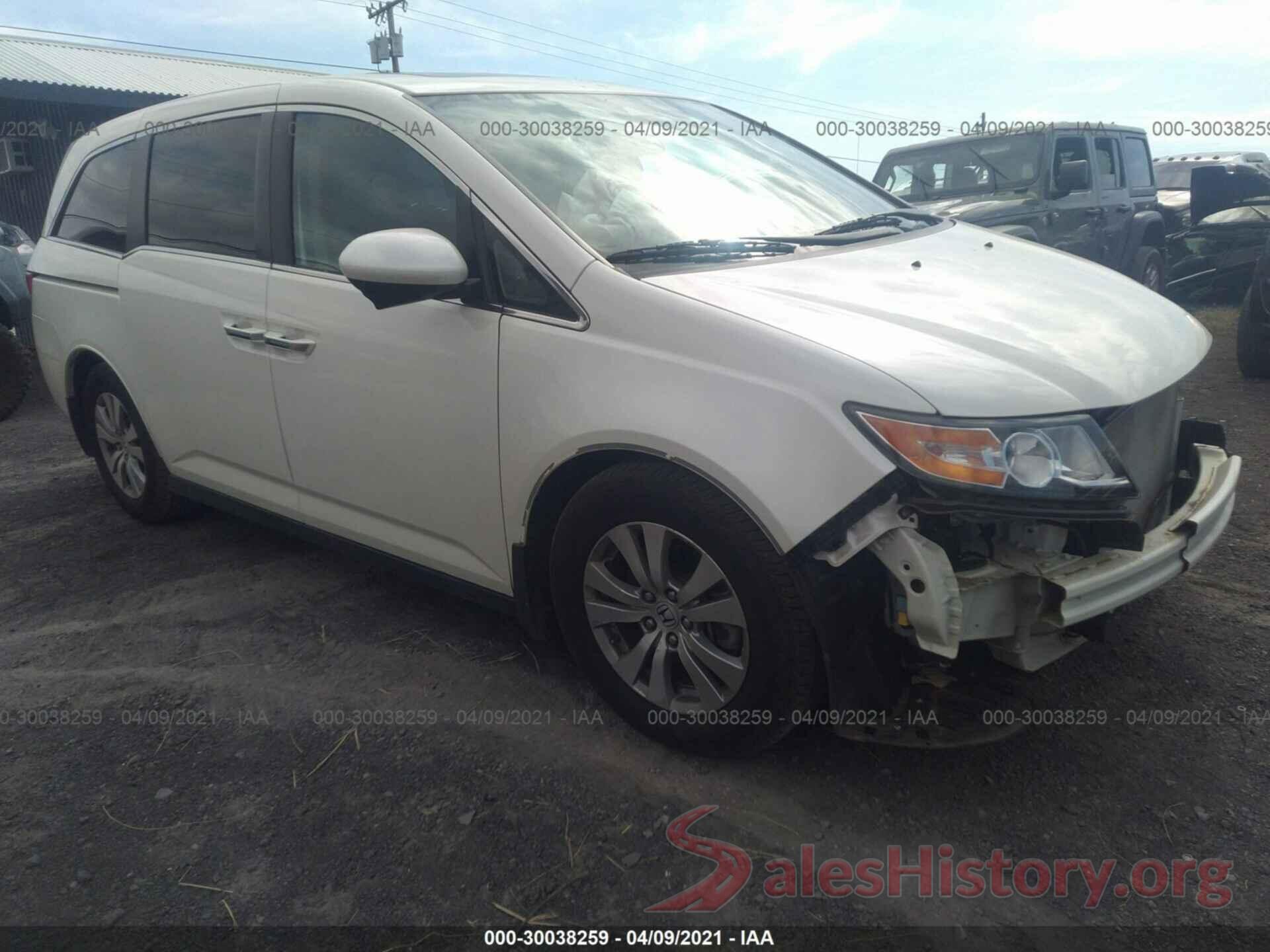 5FNRL5H60GB068038 2016 HONDA ODYSSEY