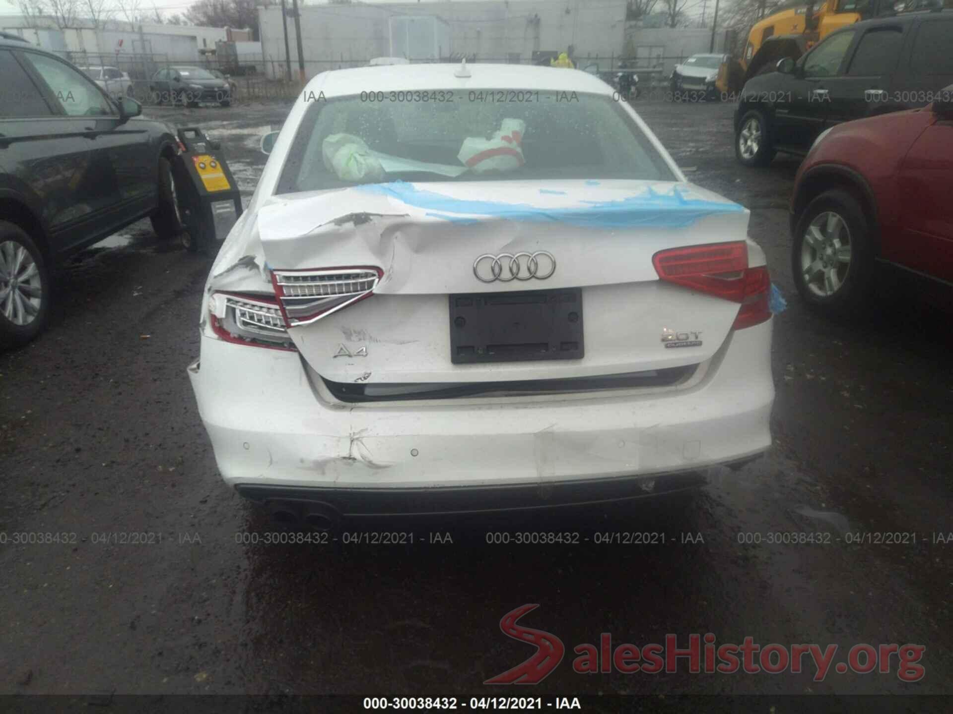 WAUBFAFL1GN015194 2016 AUDI A4