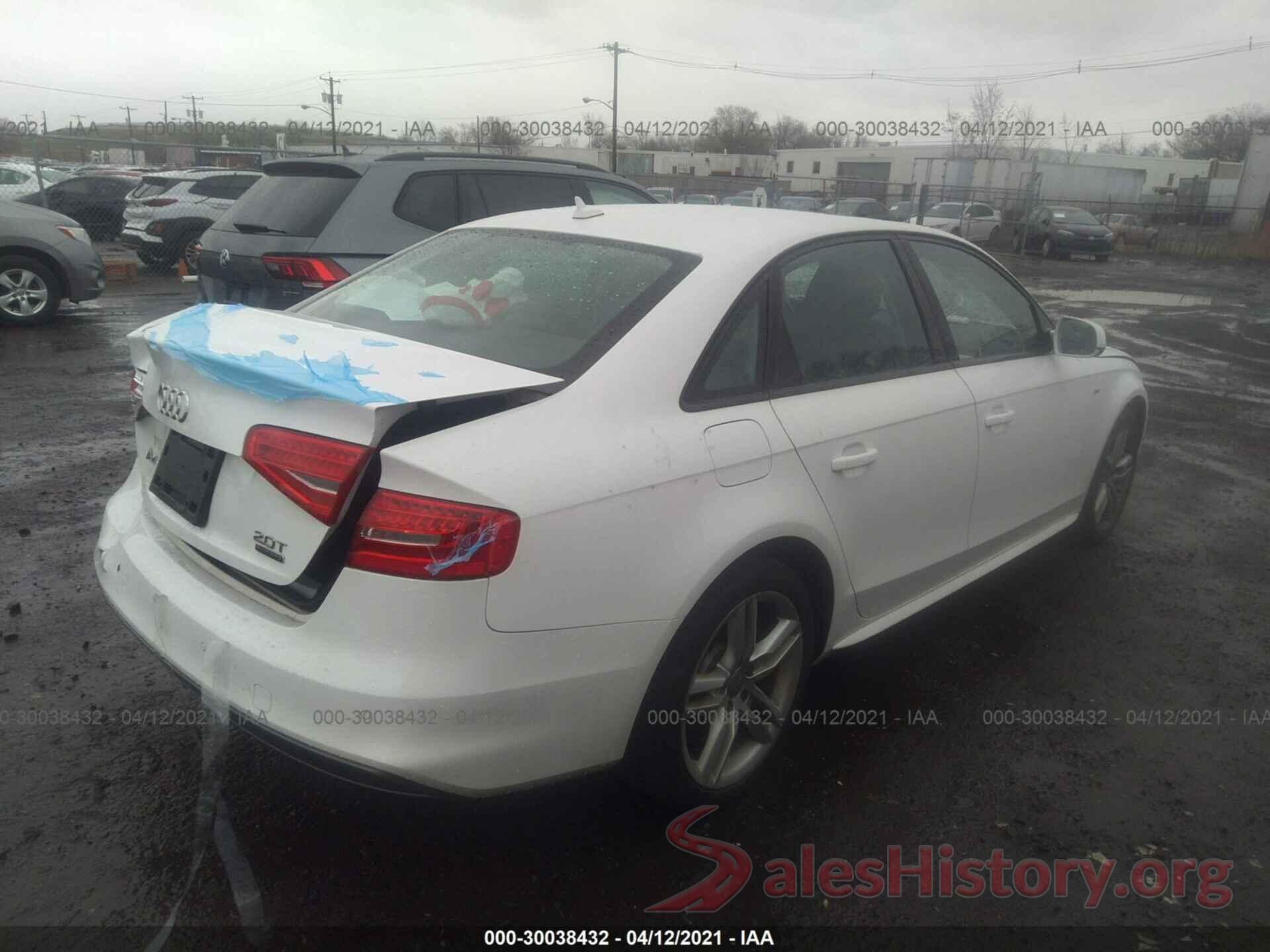 WAUBFAFL1GN015194 2016 AUDI A4