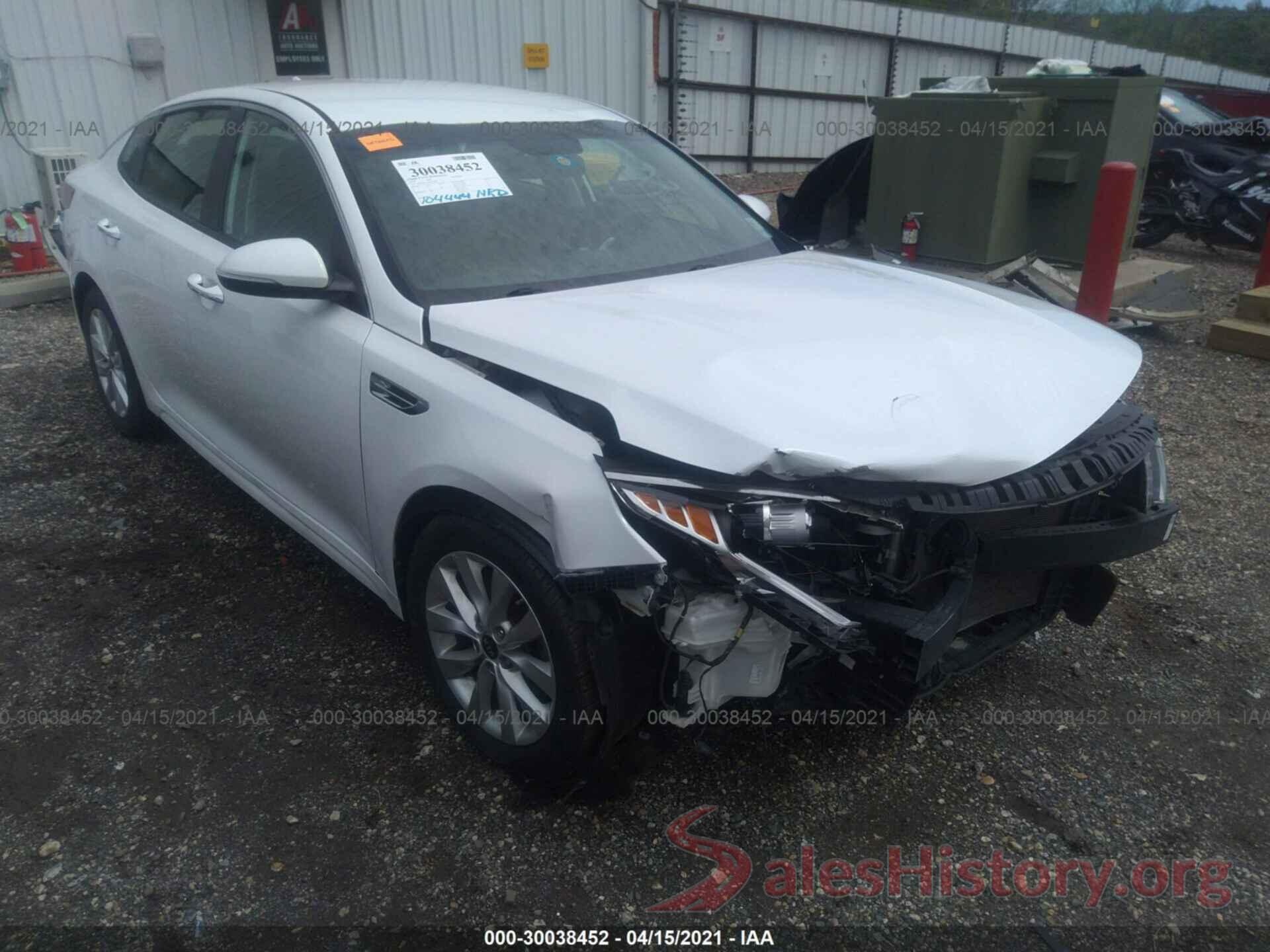 5XXGT4L33GG003793 2016 KIA OPTIMA