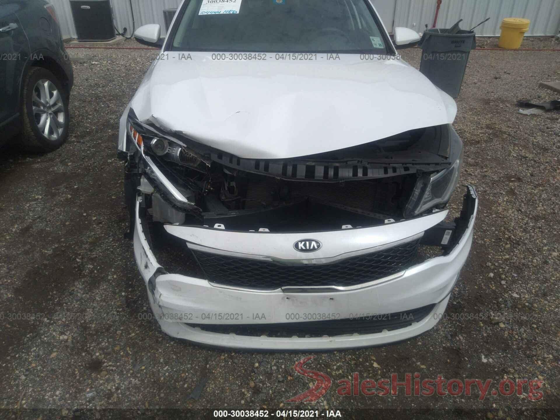 5XXGT4L33GG003793 2016 KIA OPTIMA