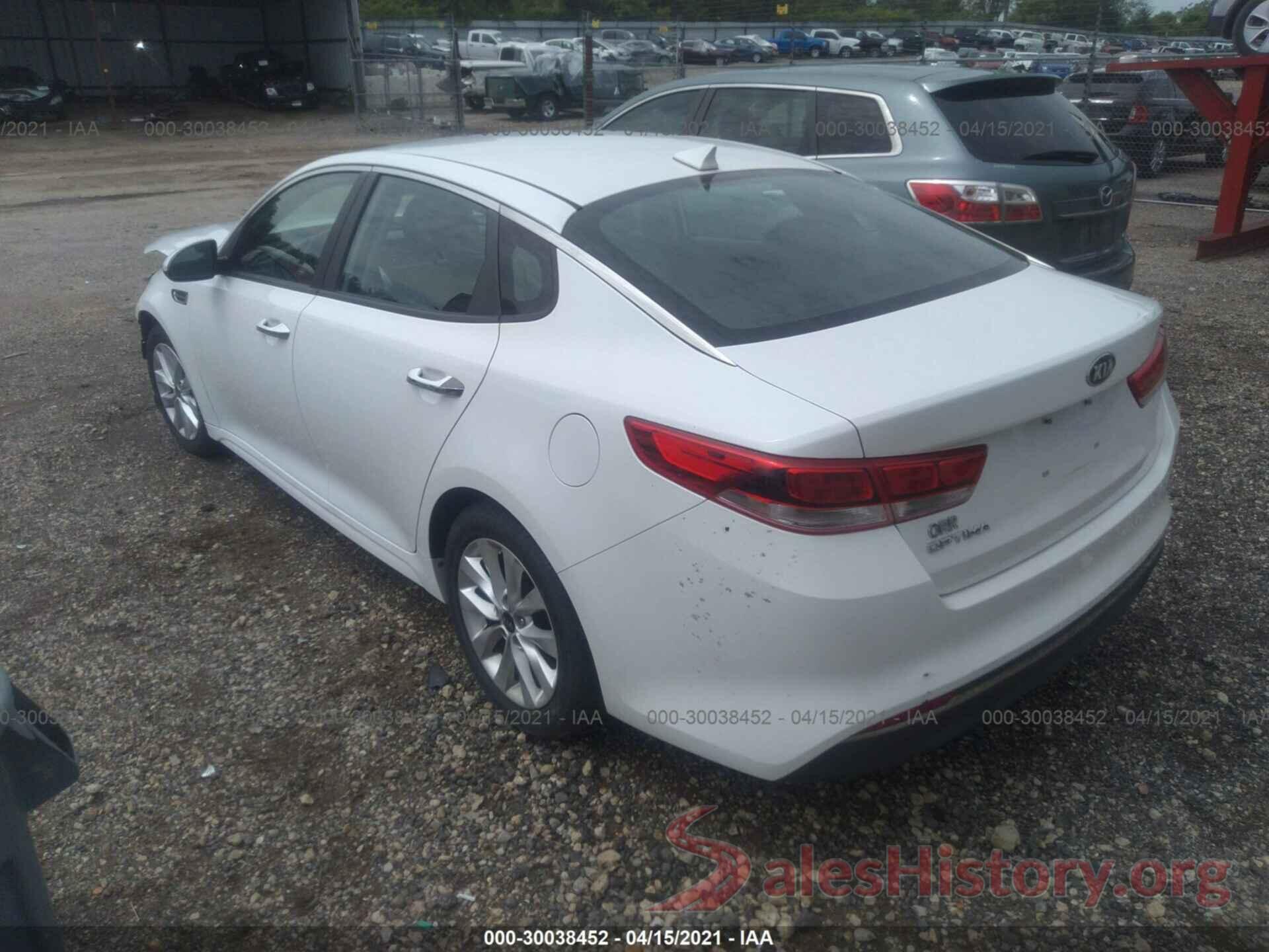 5XXGT4L33GG003793 2016 KIA OPTIMA