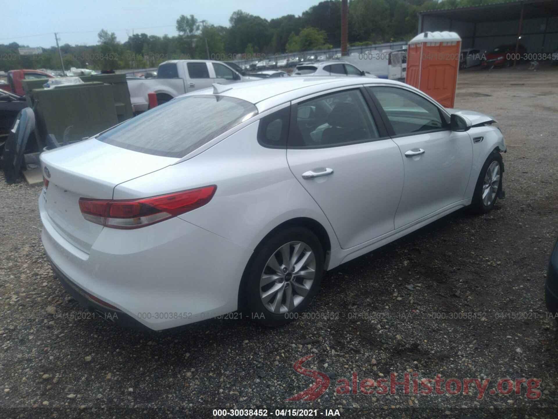 5XXGT4L33GG003793 2016 KIA OPTIMA