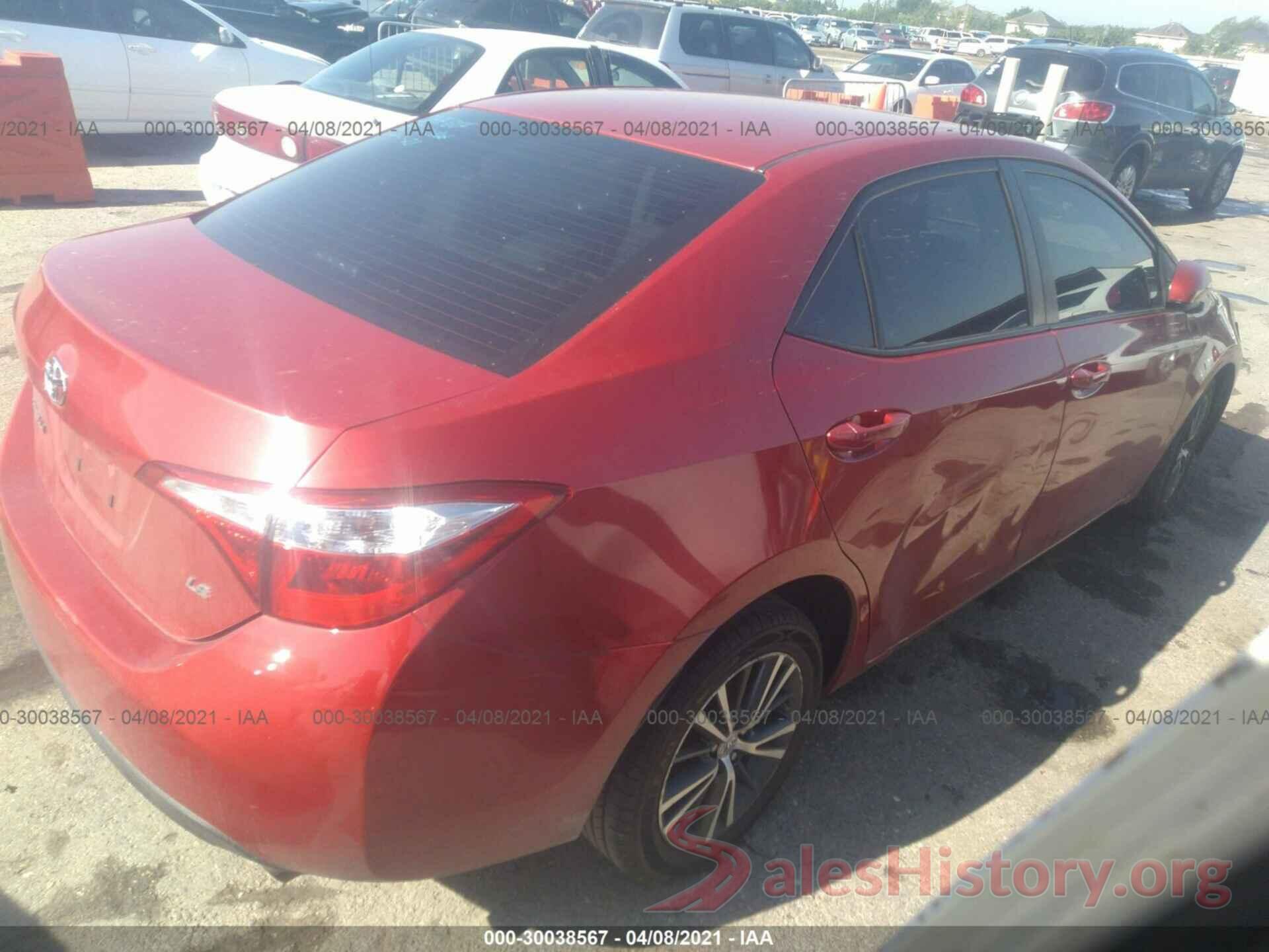 5YFBURHEXGP448778 2016 TOYOTA COROLLA