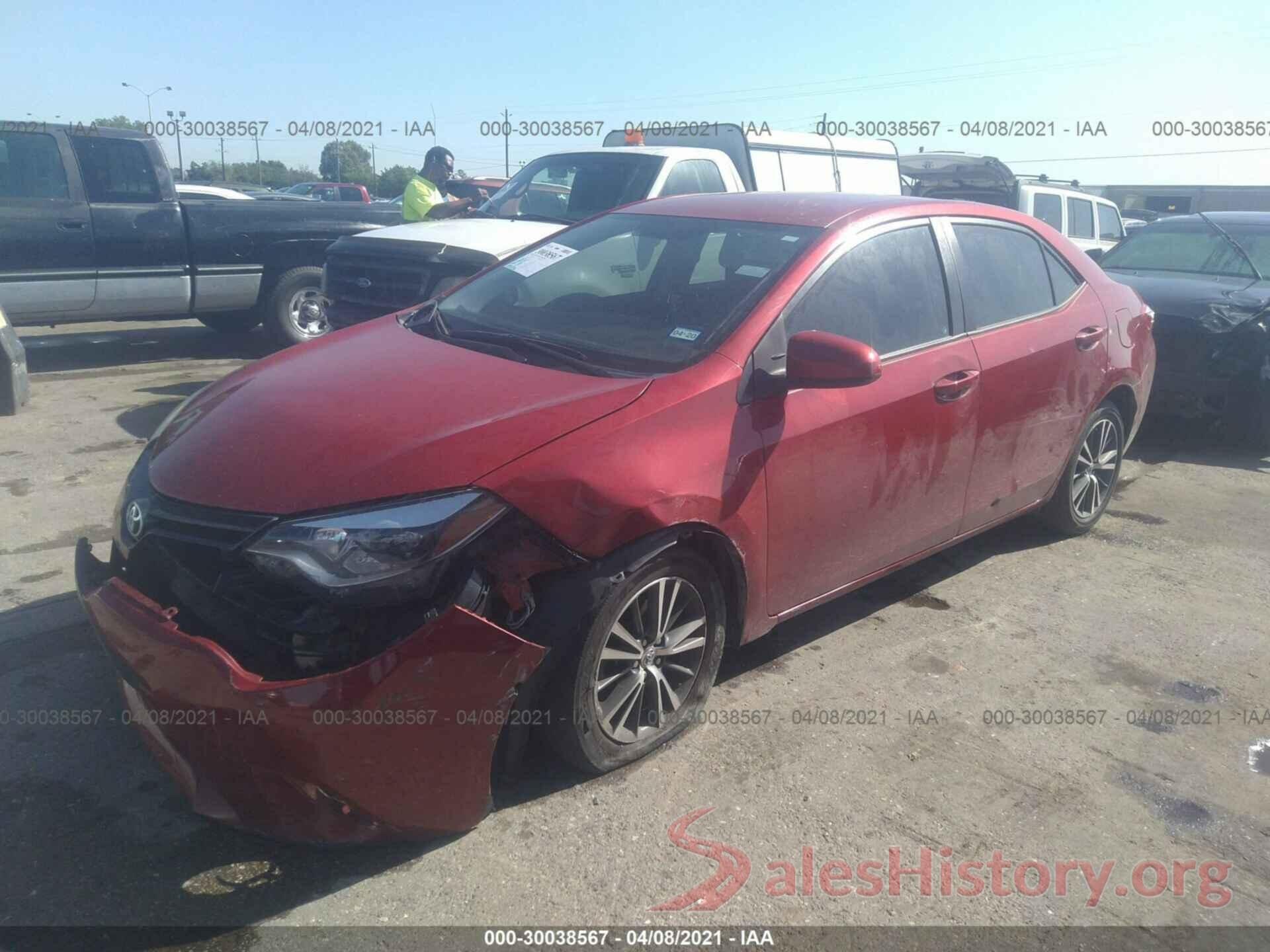 5YFBURHEXGP448778 2016 TOYOTA COROLLA