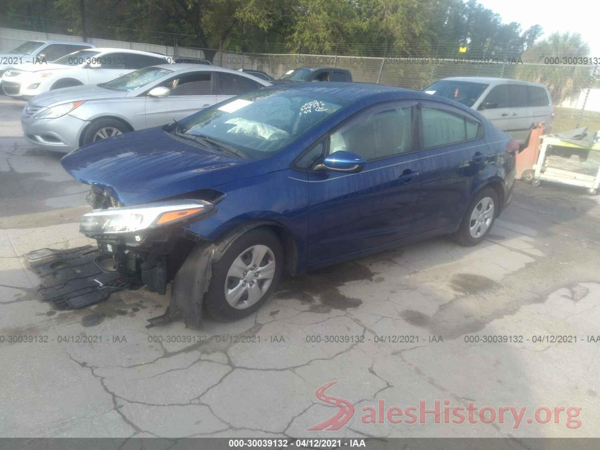 3KPFK4A7XHE136937 2017 KIA FORTE