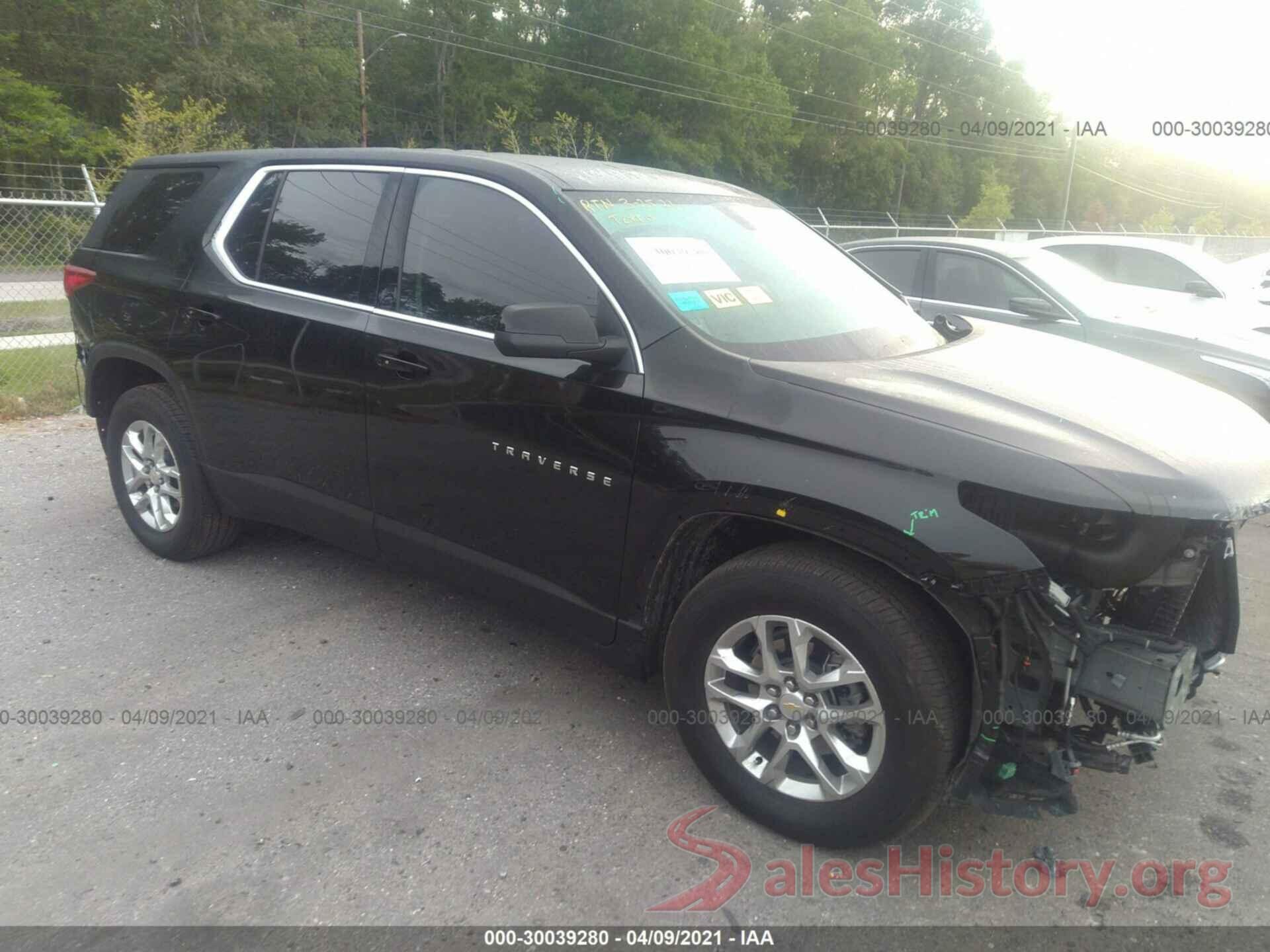 1GNERFKW1MJ142848 2021 CHEVROLET TRAVERSE