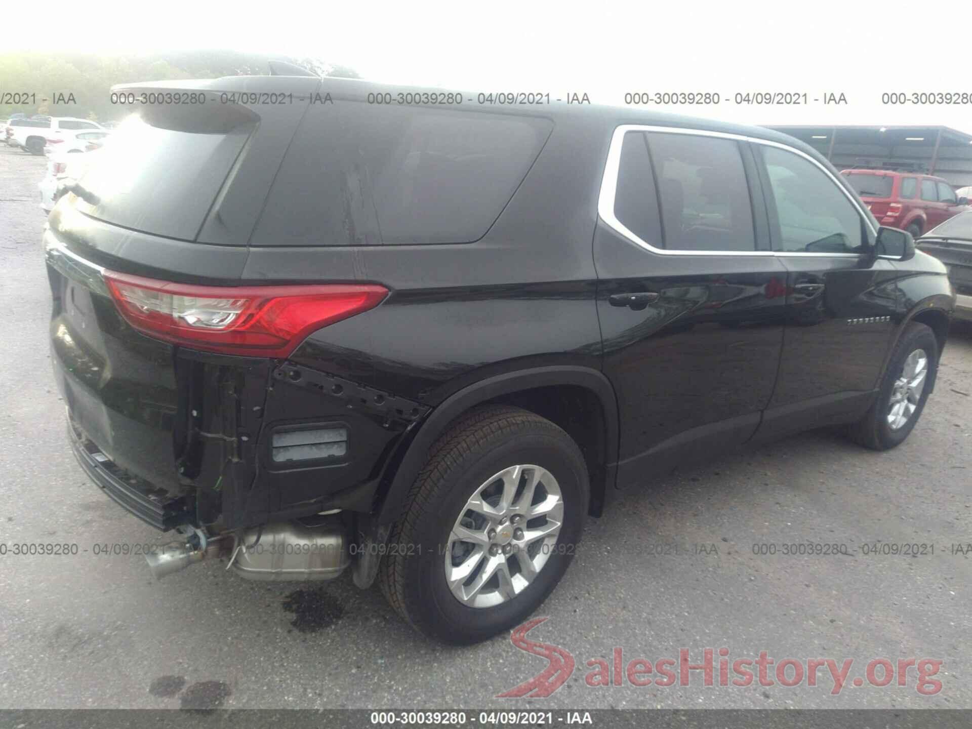 1GNERFKW1MJ142848 2021 CHEVROLET TRAVERSE