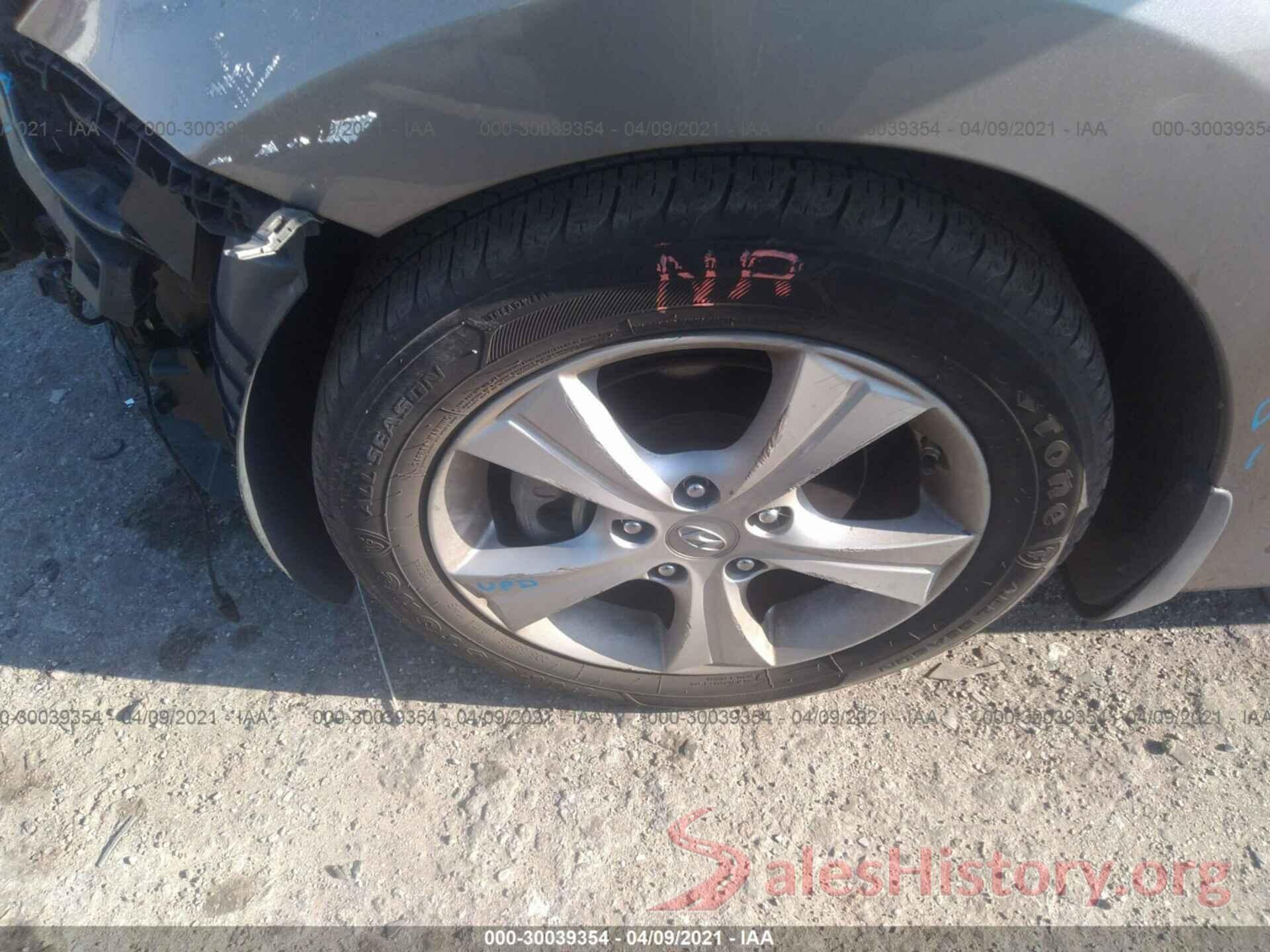 5NPDH4AE4GH797636 2016 HYUNDAI ELANTRA